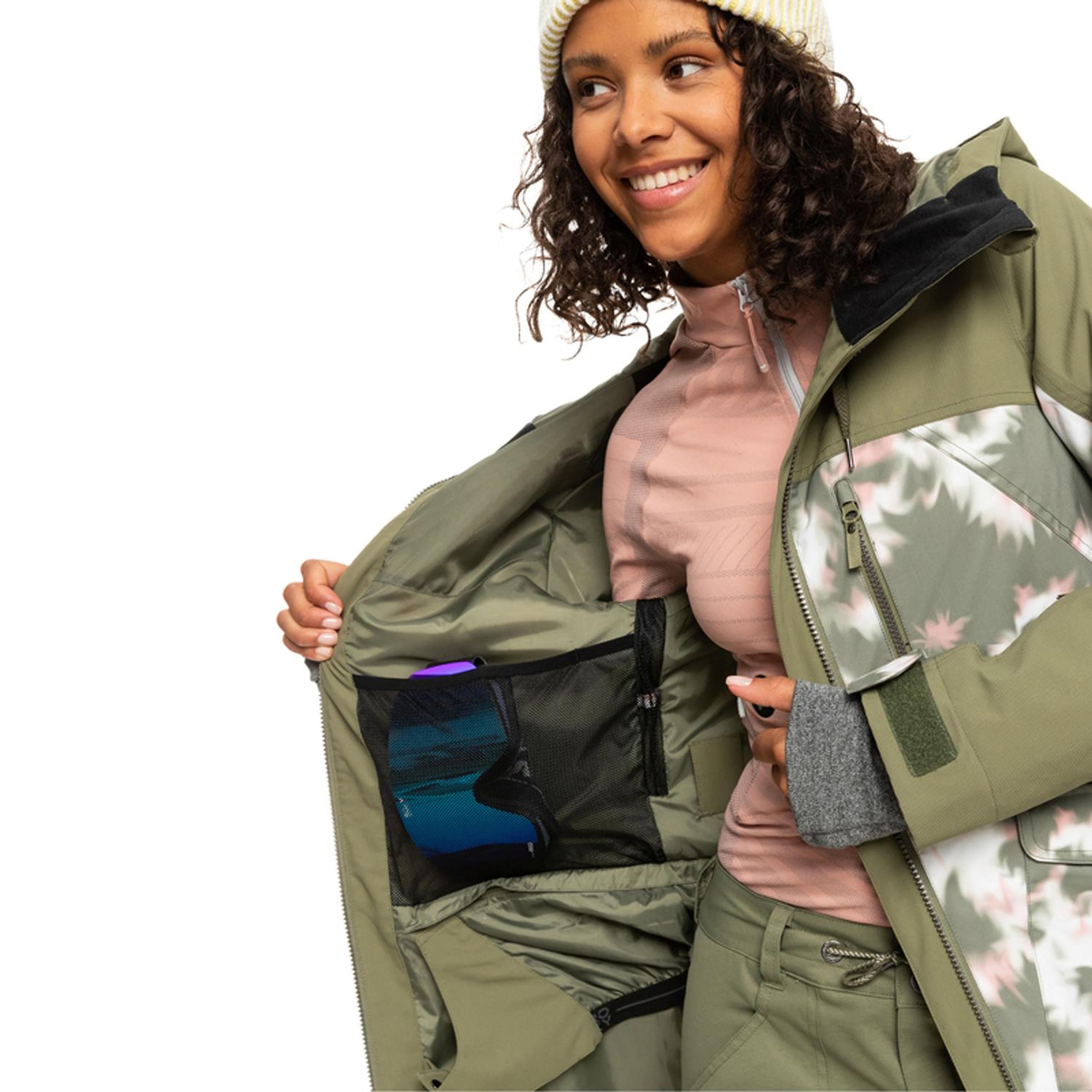 Roxy Stated Kadın Yeşil Snowboard Ceketi