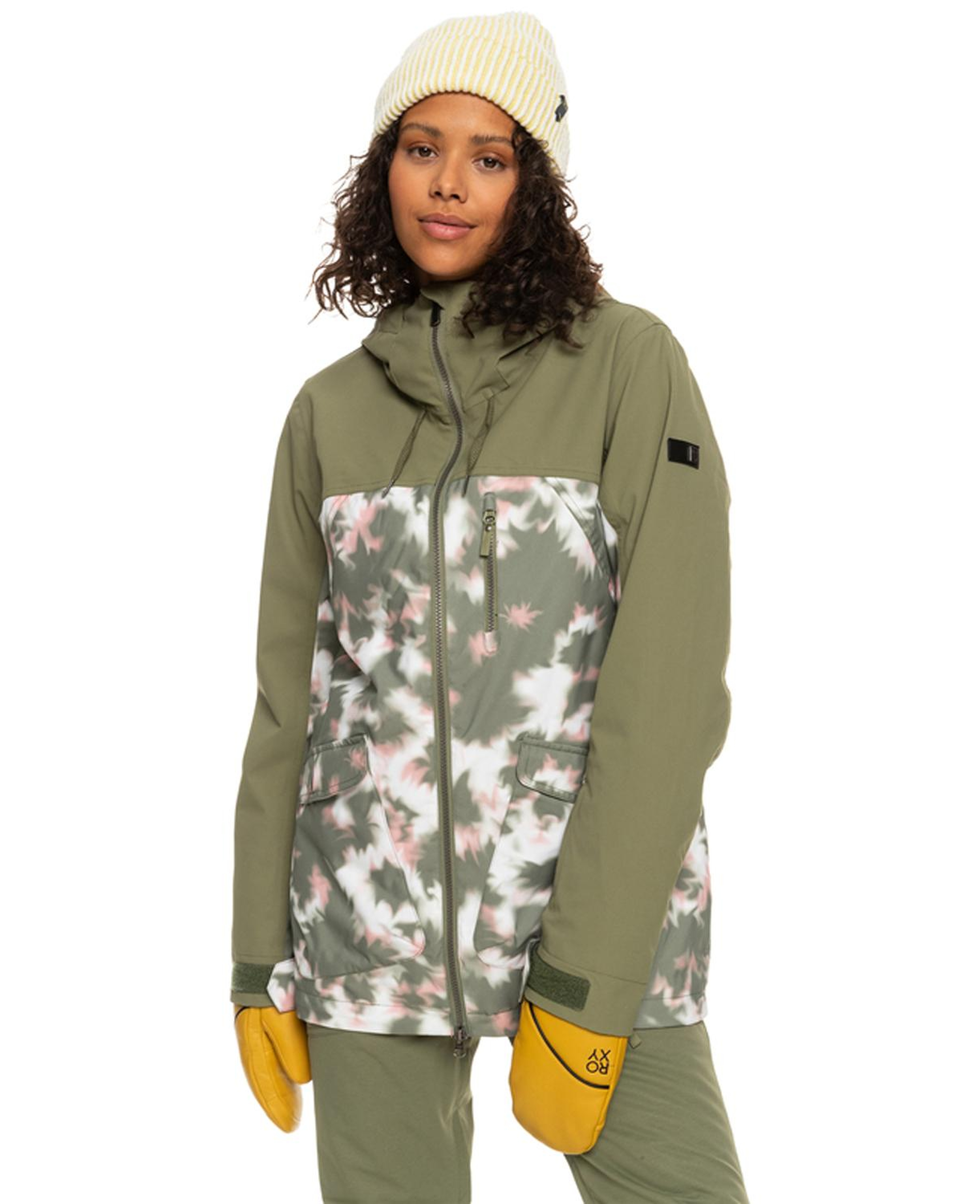 Roxy Stated Kadın Yeşil Snowboard Ceketi