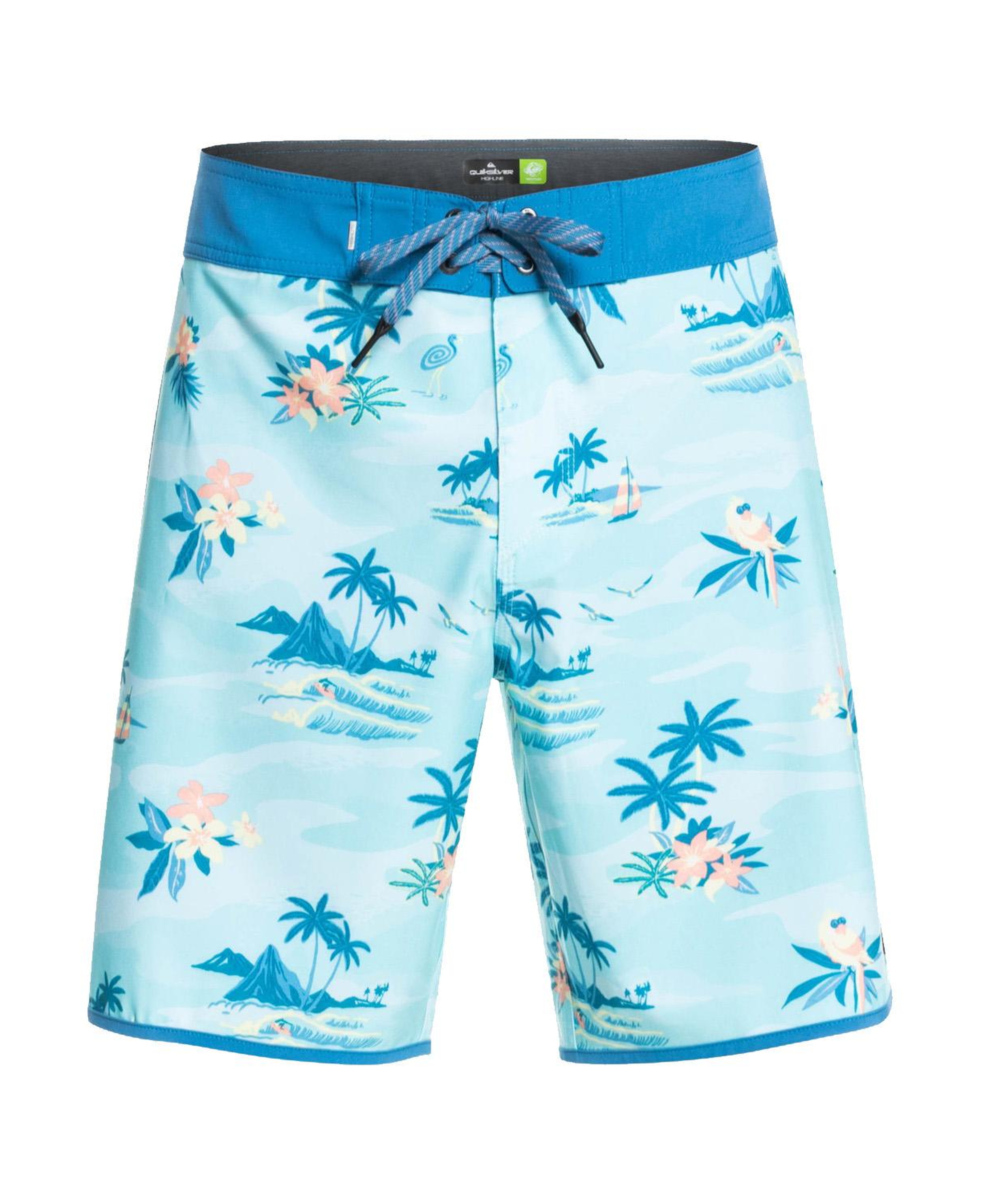 Quiksilver Surfsilk Scallop 19 Erkek Mavi Boardshort