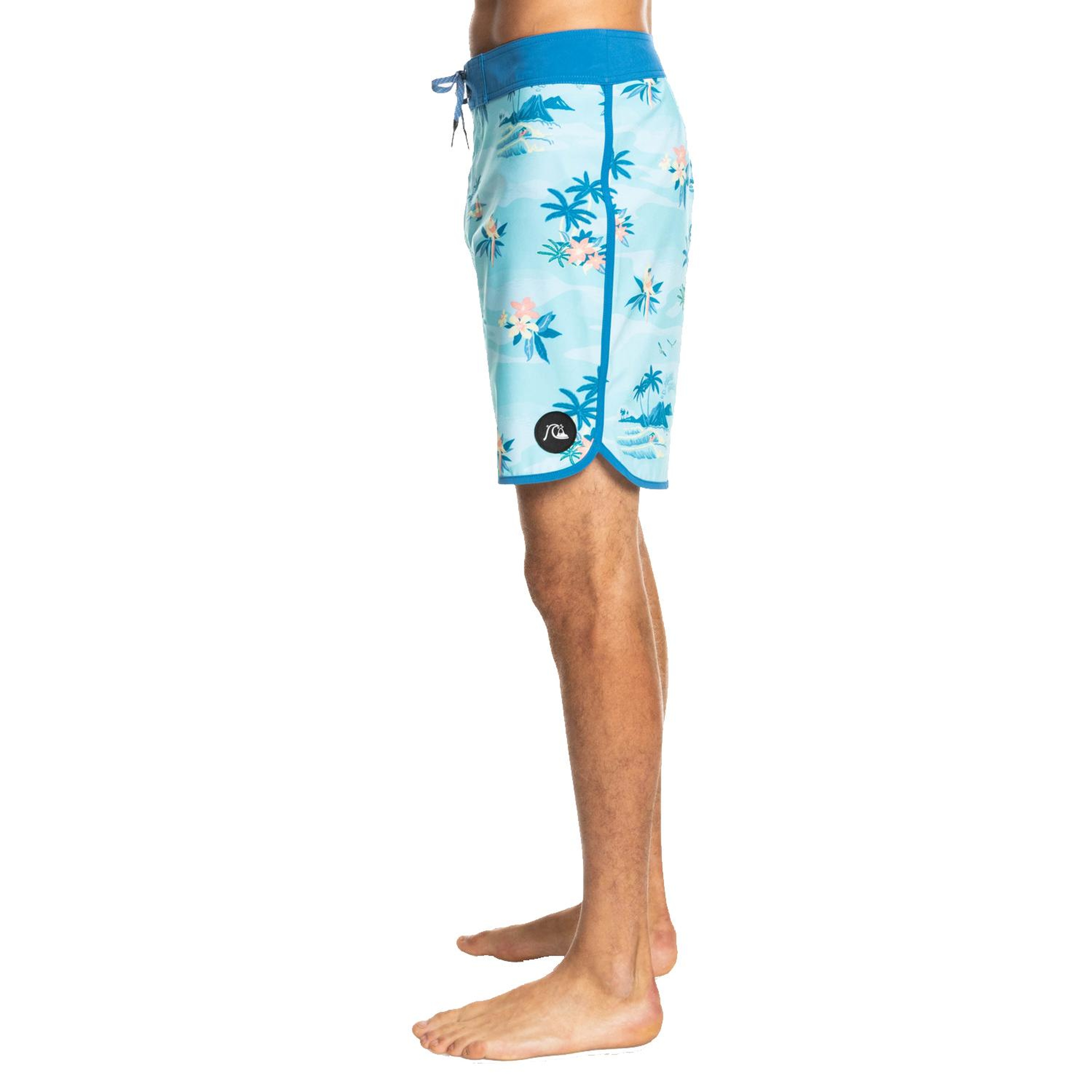Quiksilver Surfsilk Scallop 19 Erkek Mavi Boardshort