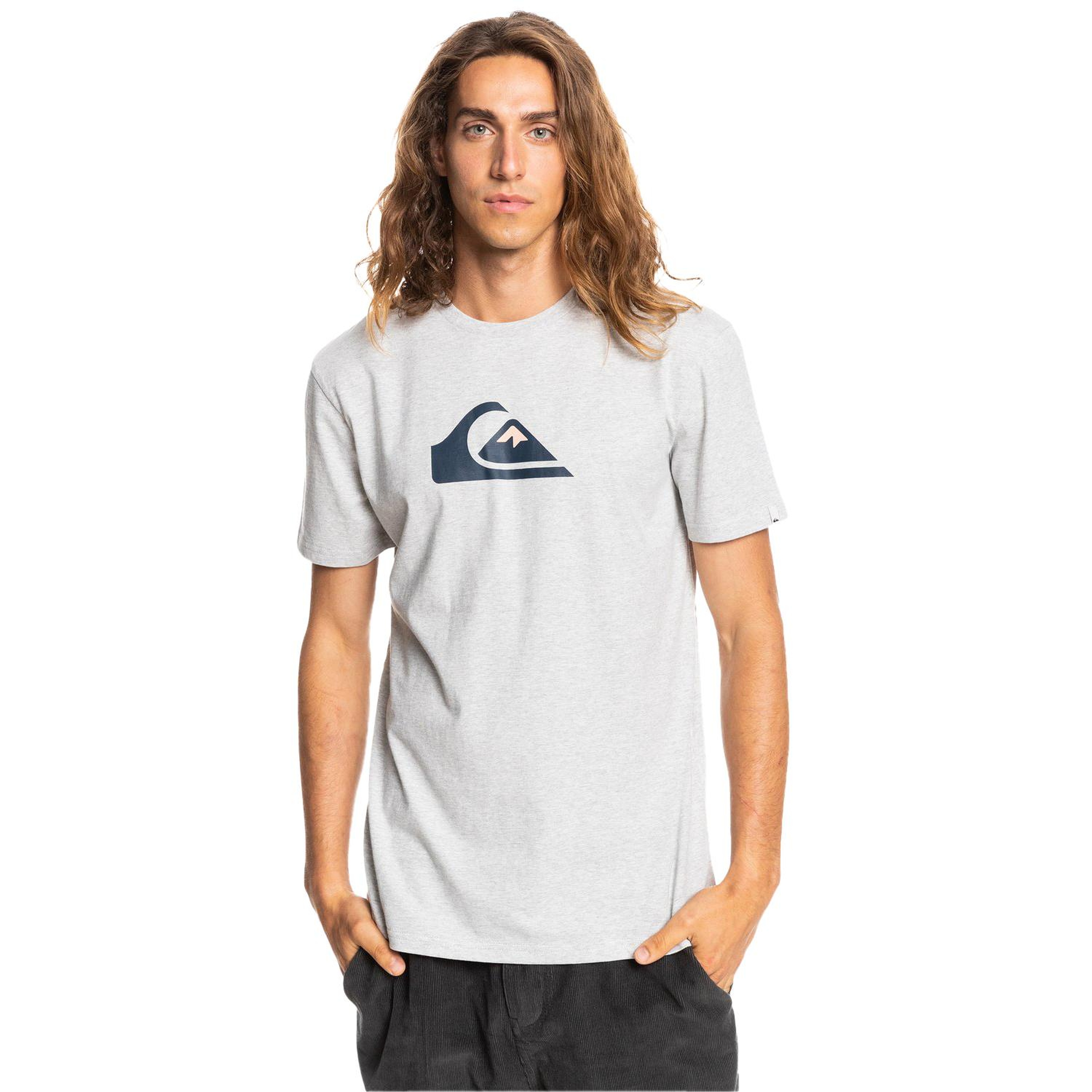 Quiksilver Complogo Erkek Gri Tişört