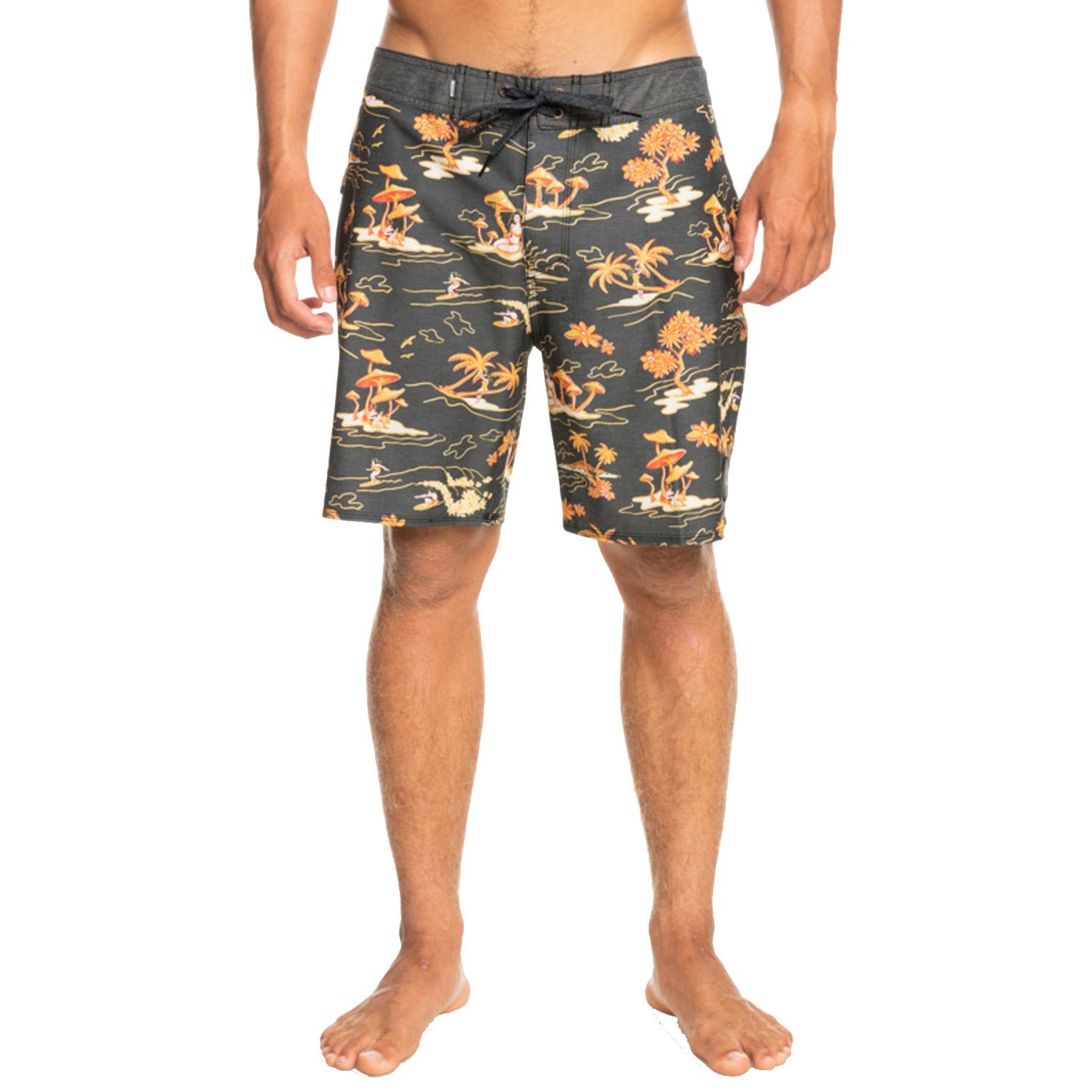 Quiksilver Hempstretch 69 18 Erkek Siyah Boardshort