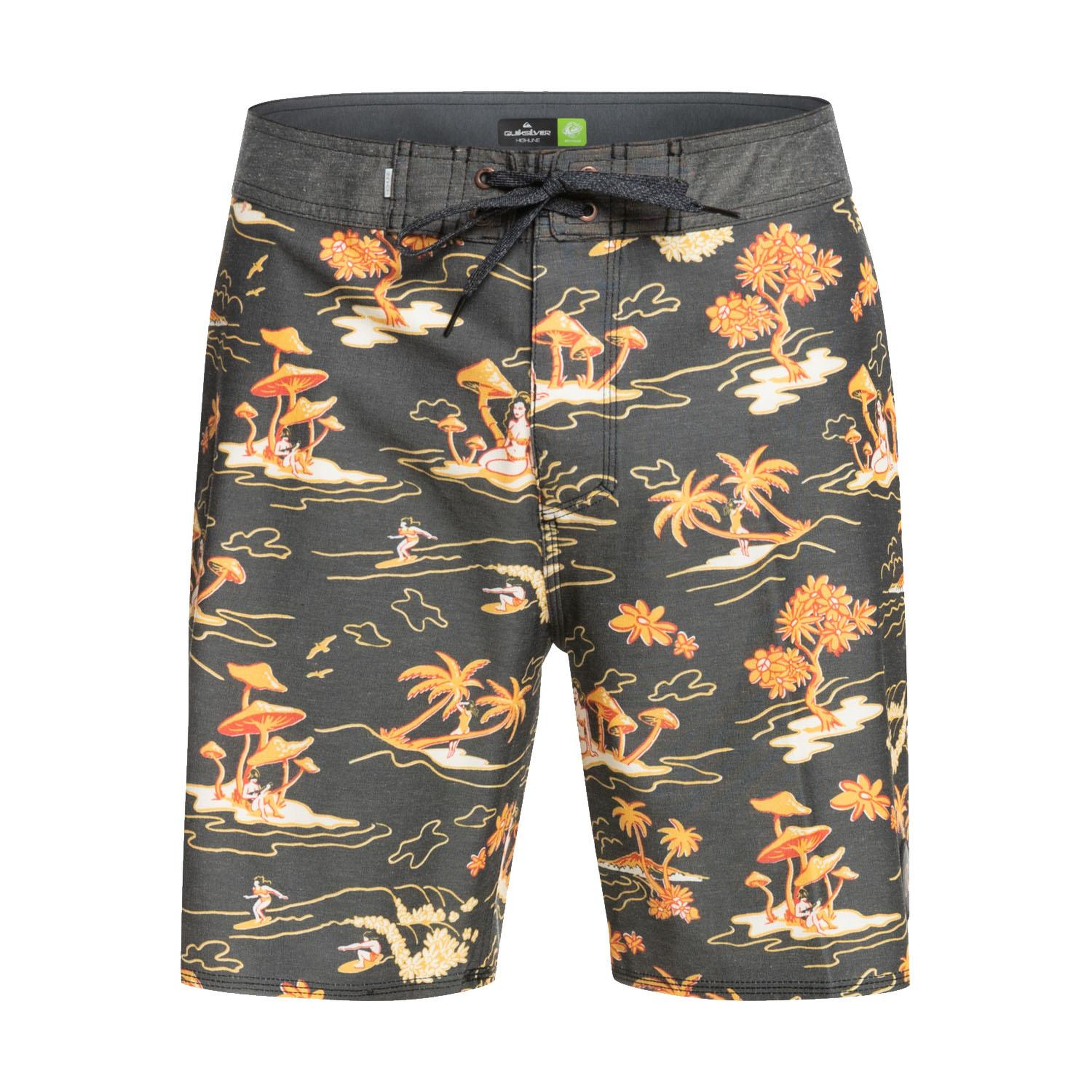 Quiksilver Hempstretch 69 18 Erkek Siyah Boardshort