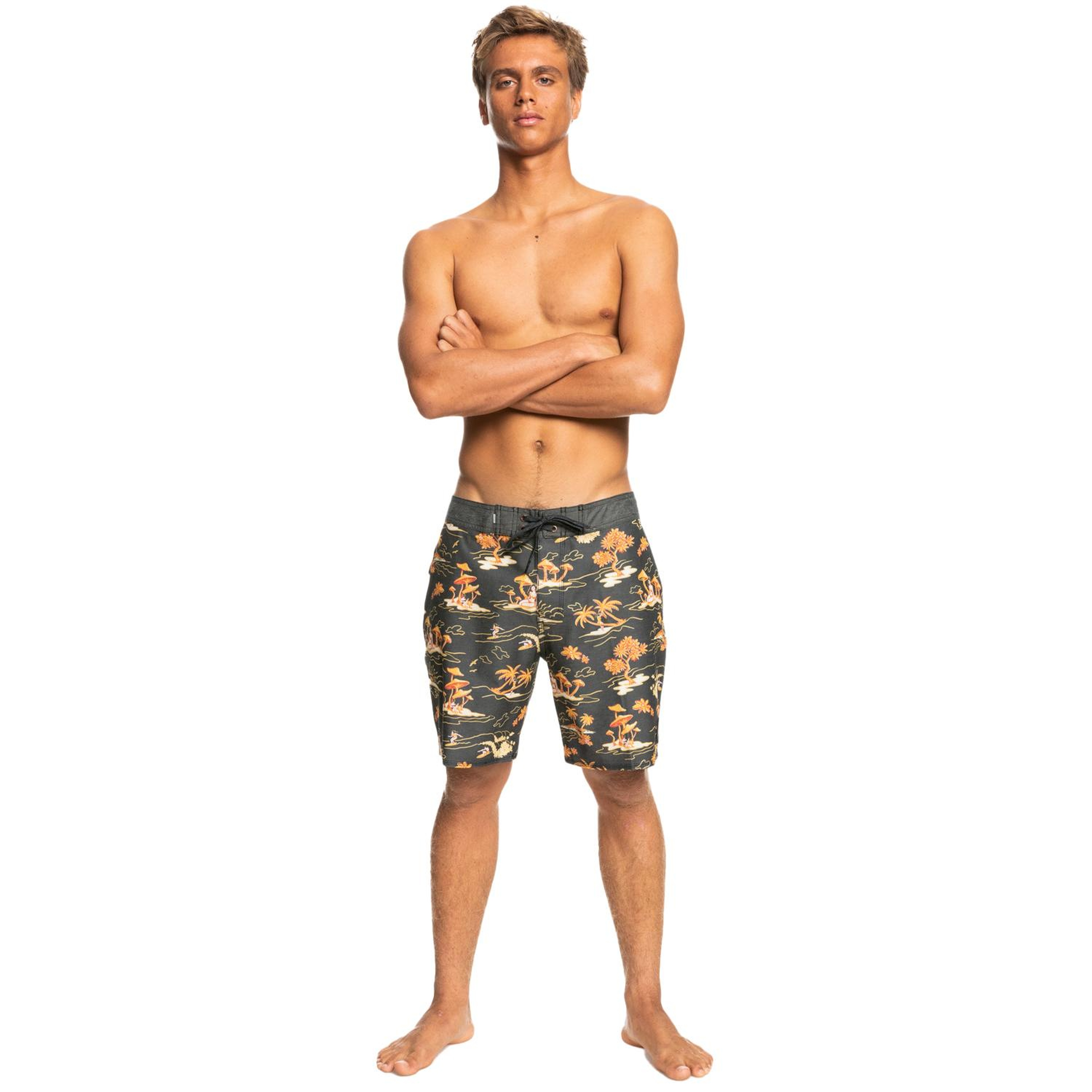 Quiksilver Hempstretch 69 18 Erkek Siyah Boardshort