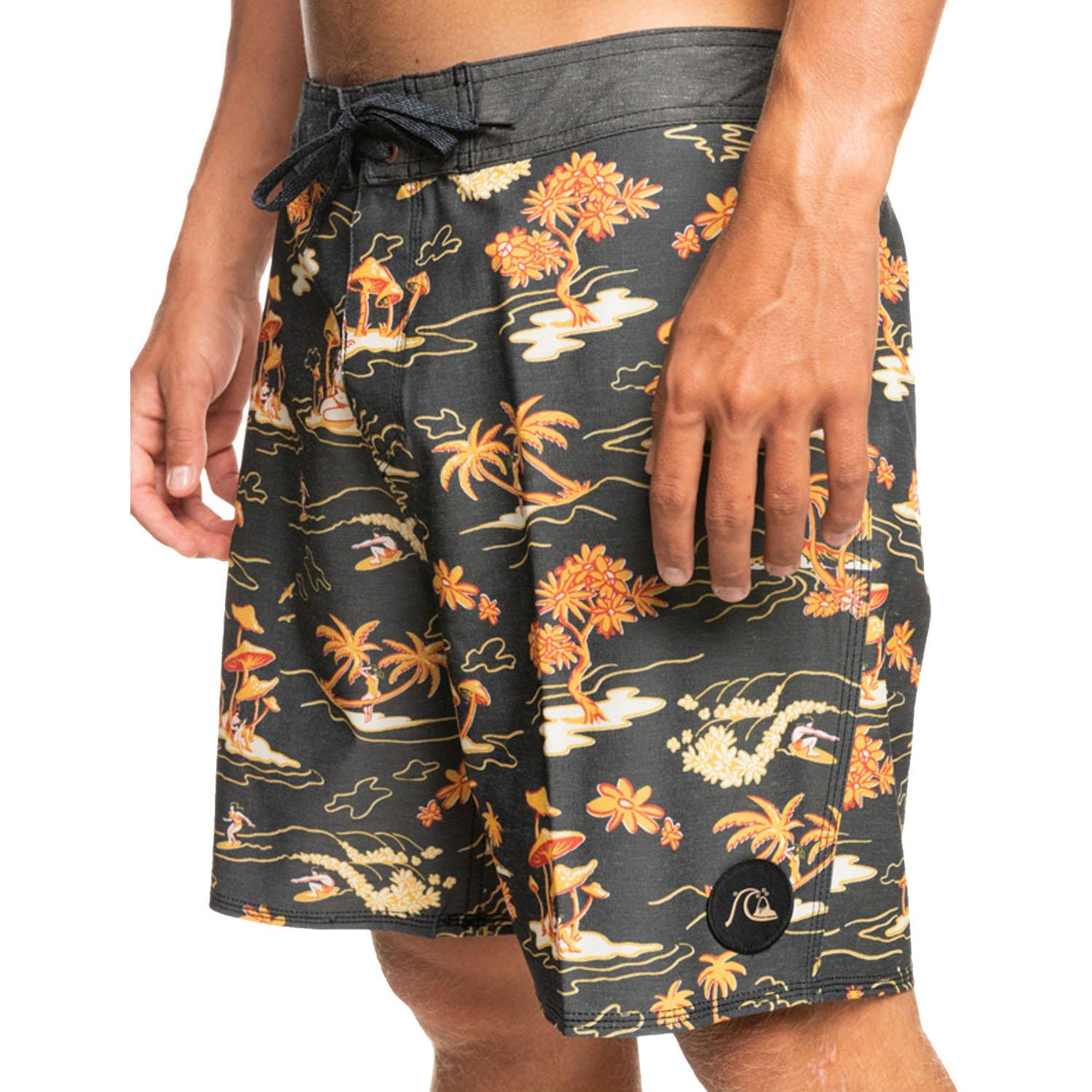 Quiksilver Hempstretch 69 18 Erkek Siyah Boardshort
