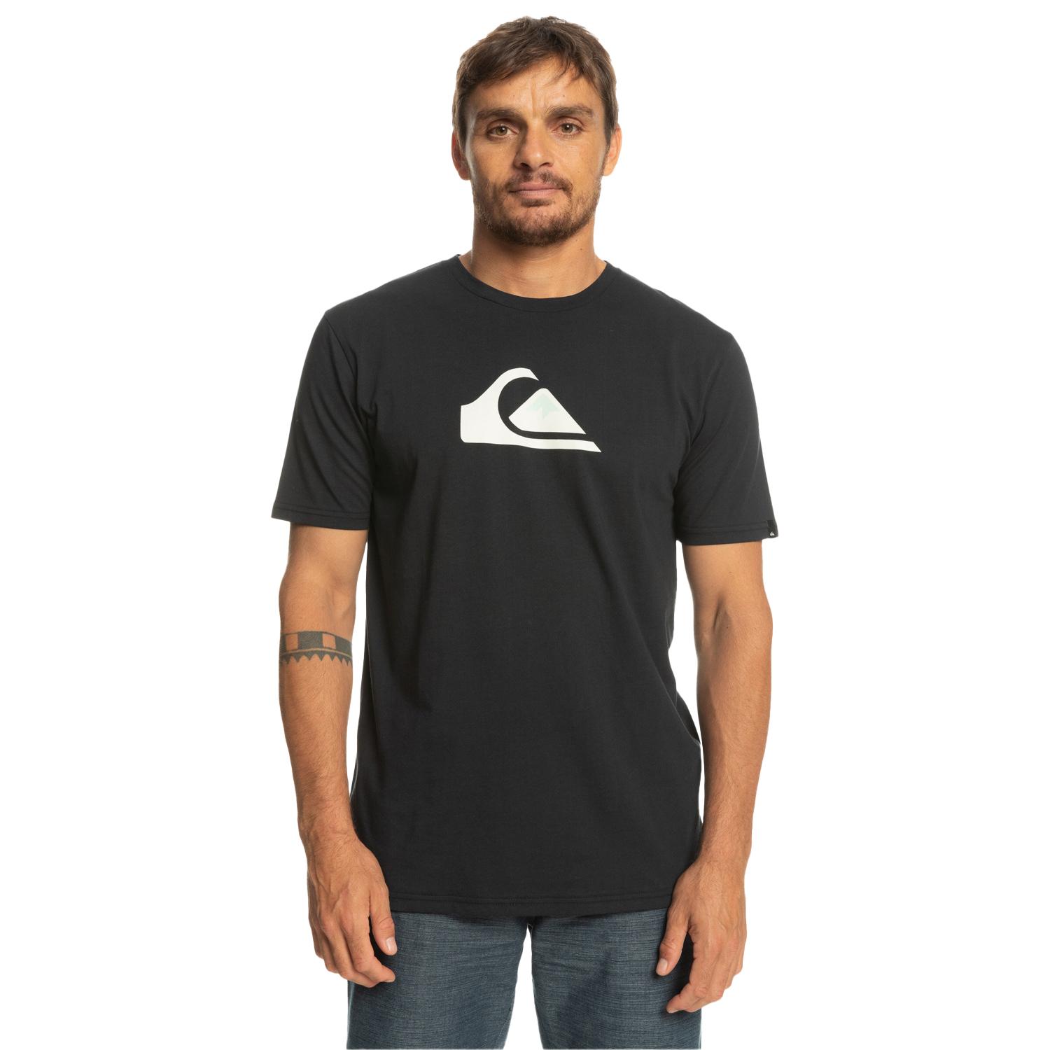 Quiksilver Complogo Erkek Siyah Tişört
