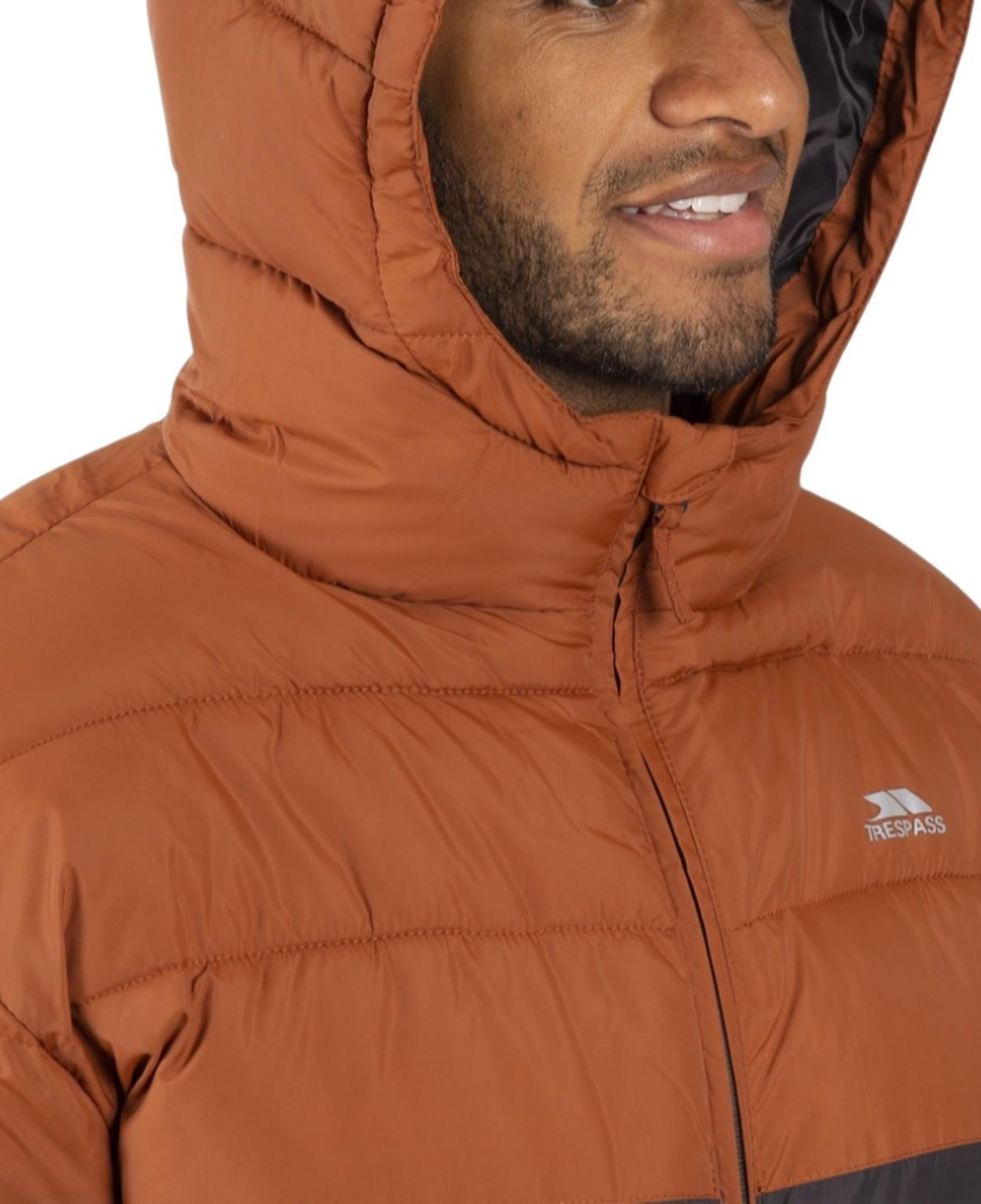 Trespass Oskar - Padded Erkek Gri Outdoor Ceketi