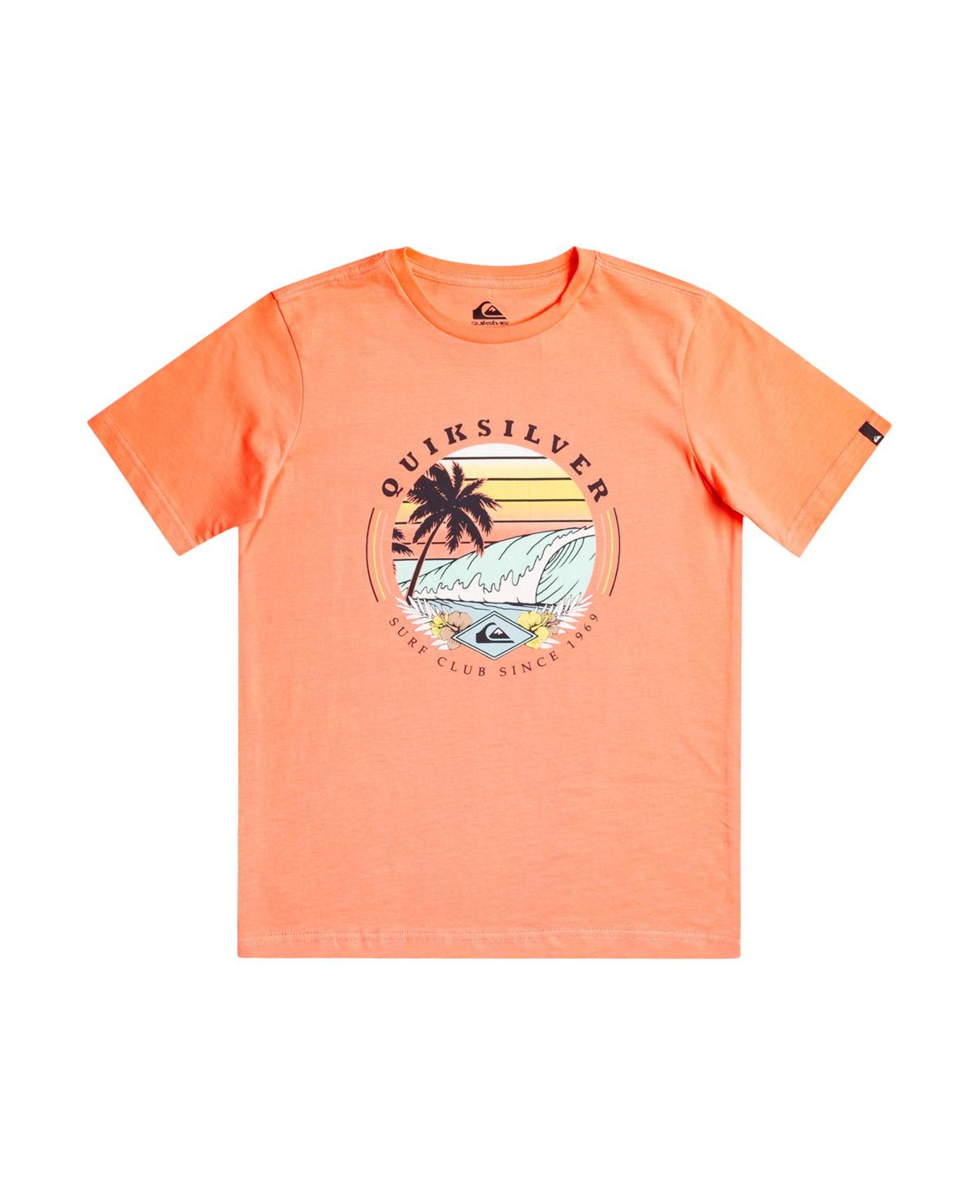 Quiksilver Qssurfclub B Erkek Çocuk Turuncu Tişört