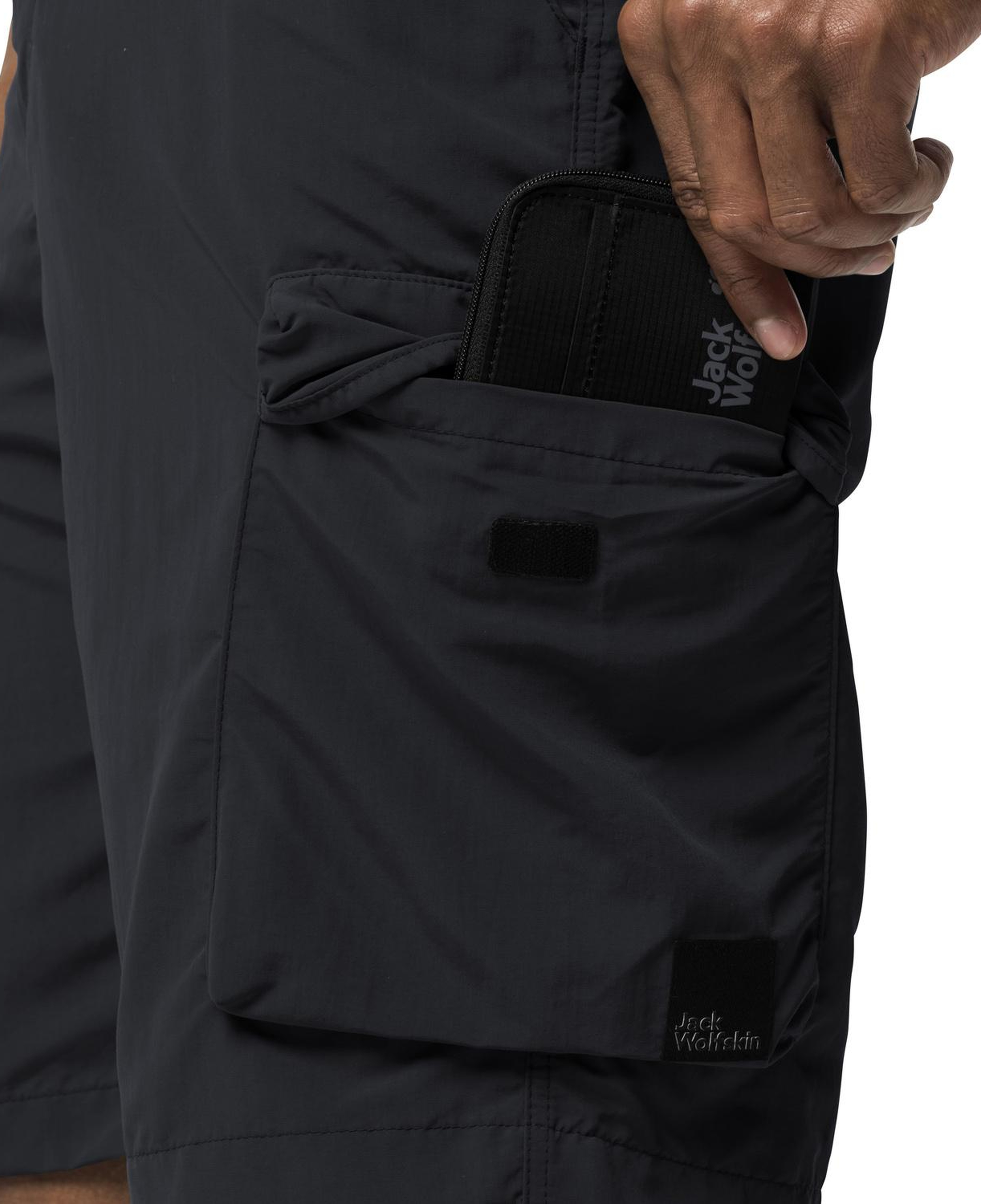 Jack Wolfskin Kalahari Cargo Erkek Gri Şort