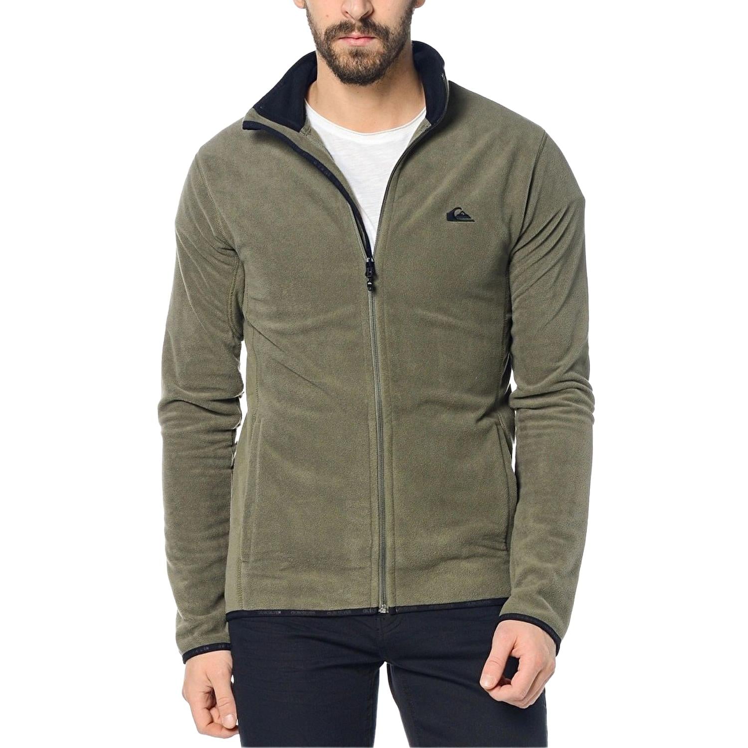 Quiksilver Mission Fz Erkek Yeşil Polar Ceket