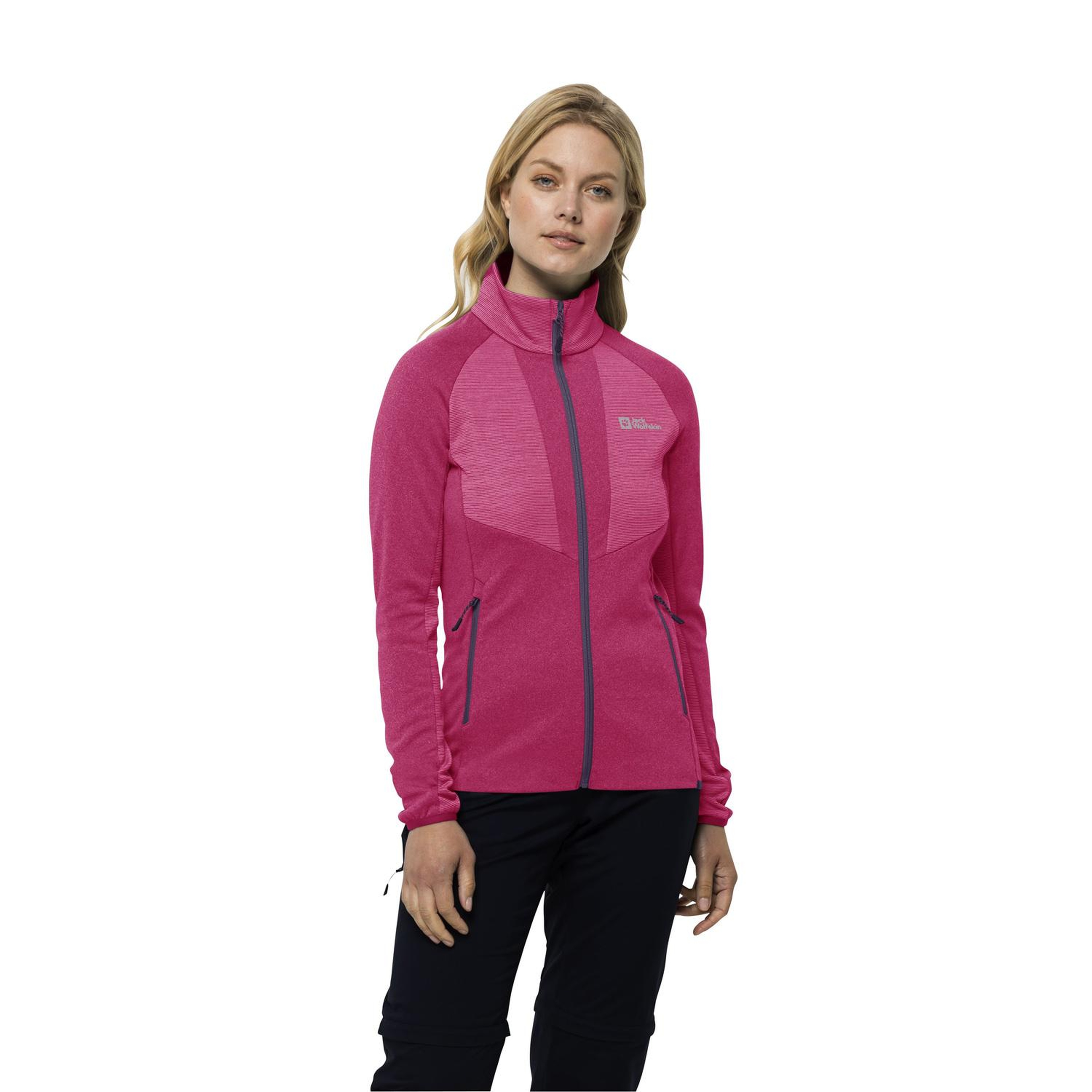 Jack Wolfskin Blattsteig Fz Kadın Kahverengi Polar Ceket