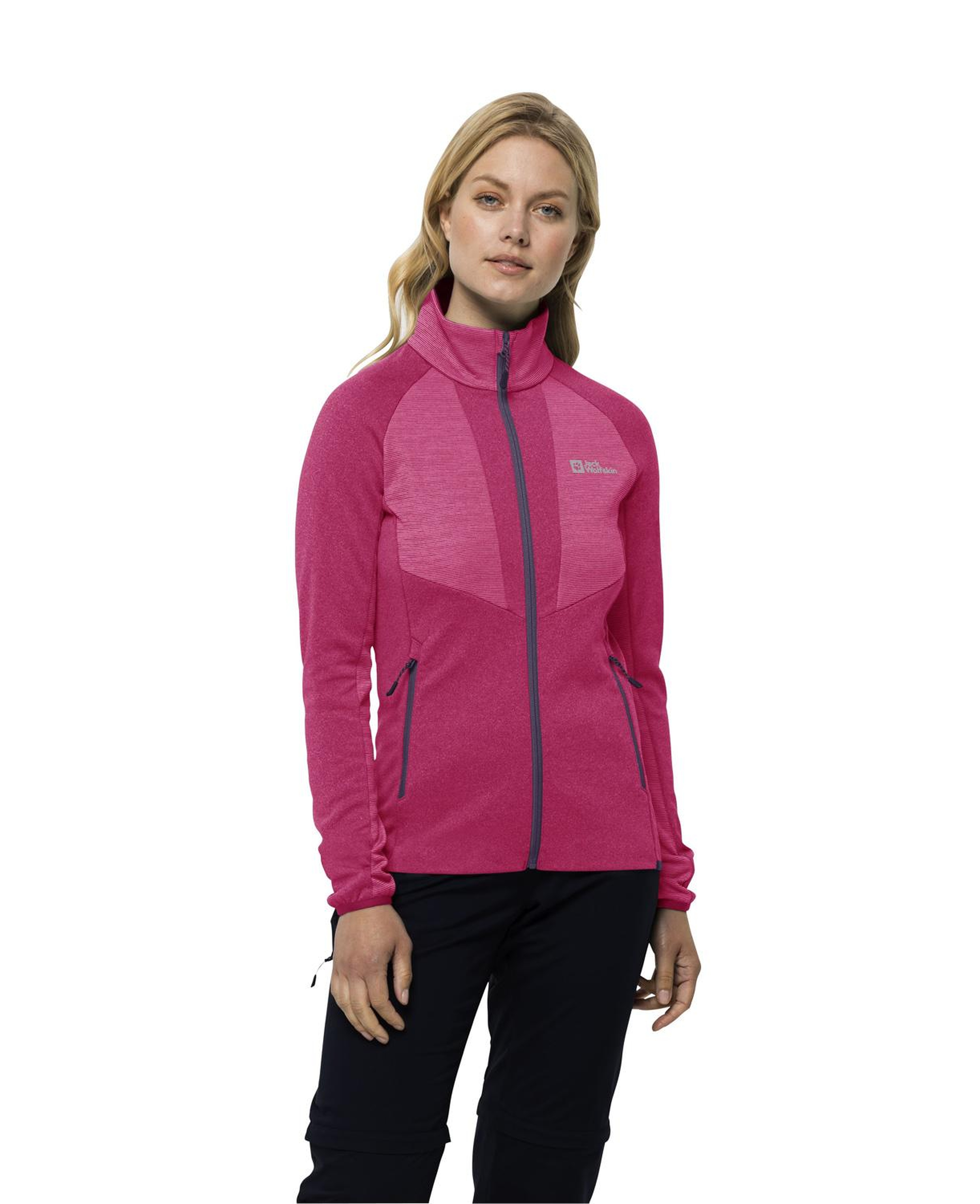 Jack Wolfskin Blattsteig Fz Kadın Kahverengi Polar Ceket