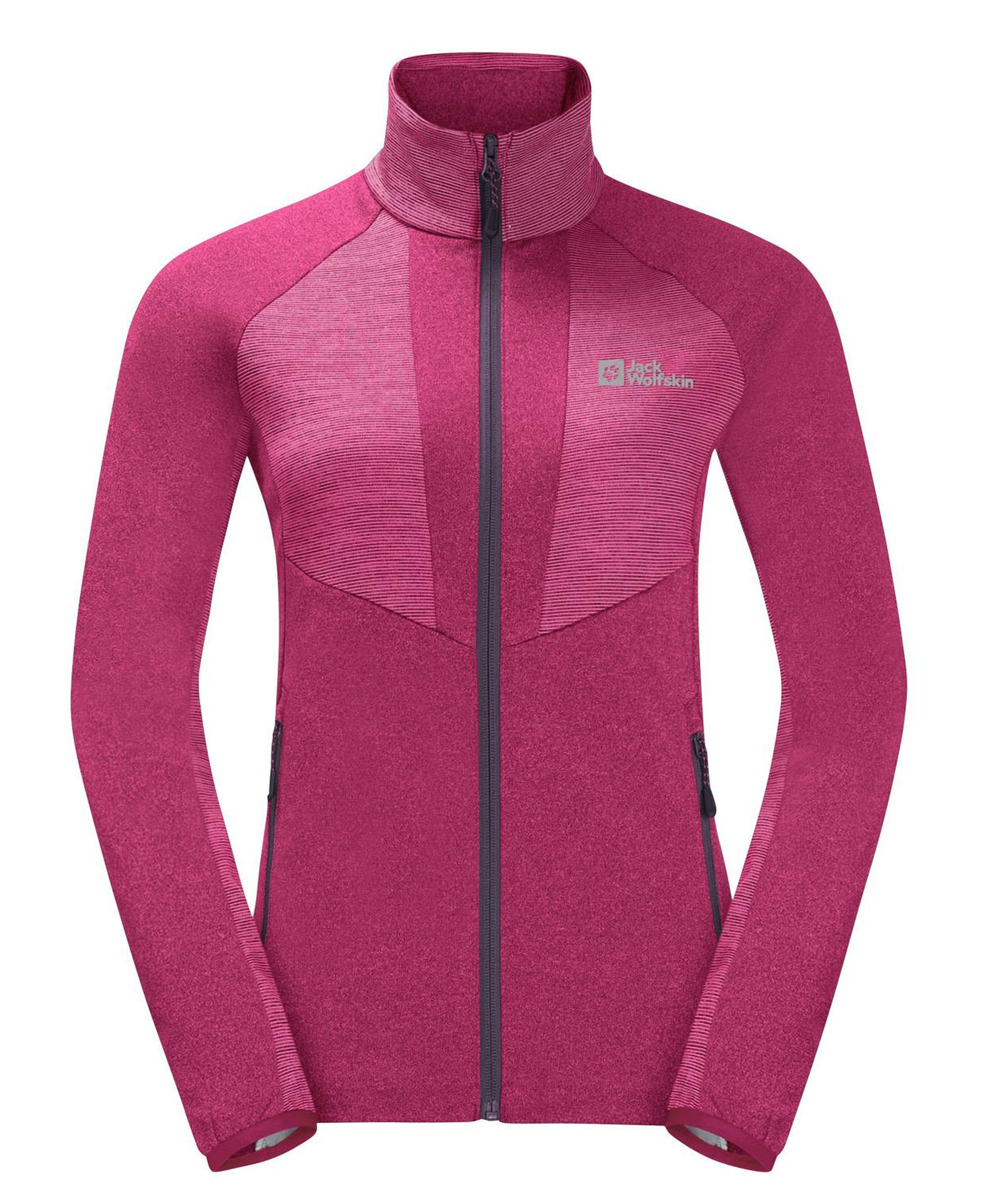 Jack Wolfskin Blattsteig Fz Kadın Kahverengi Polar Ceket