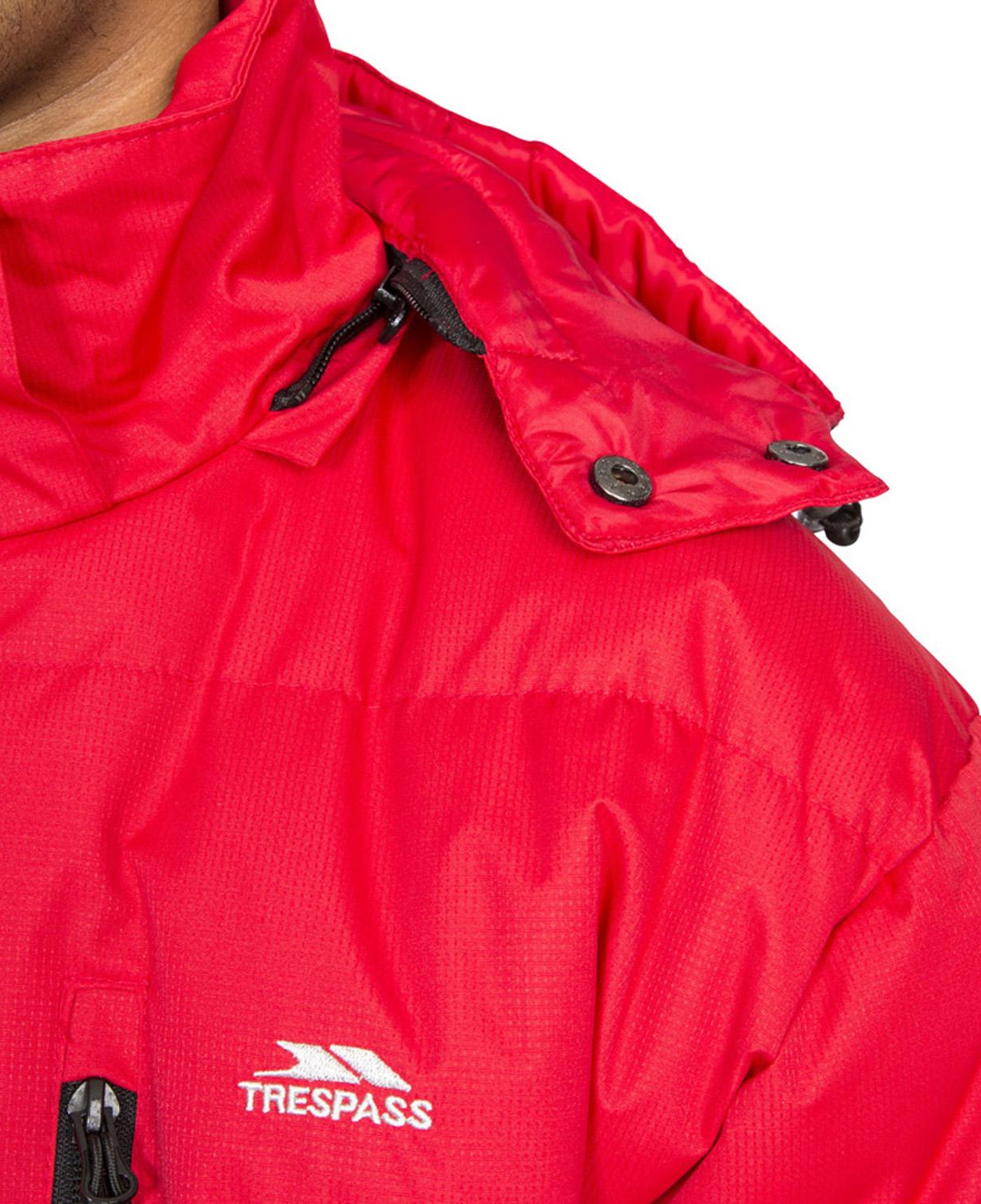 Trespass Clip - Padded Erkek Kırmızı Outdoor Ceketi