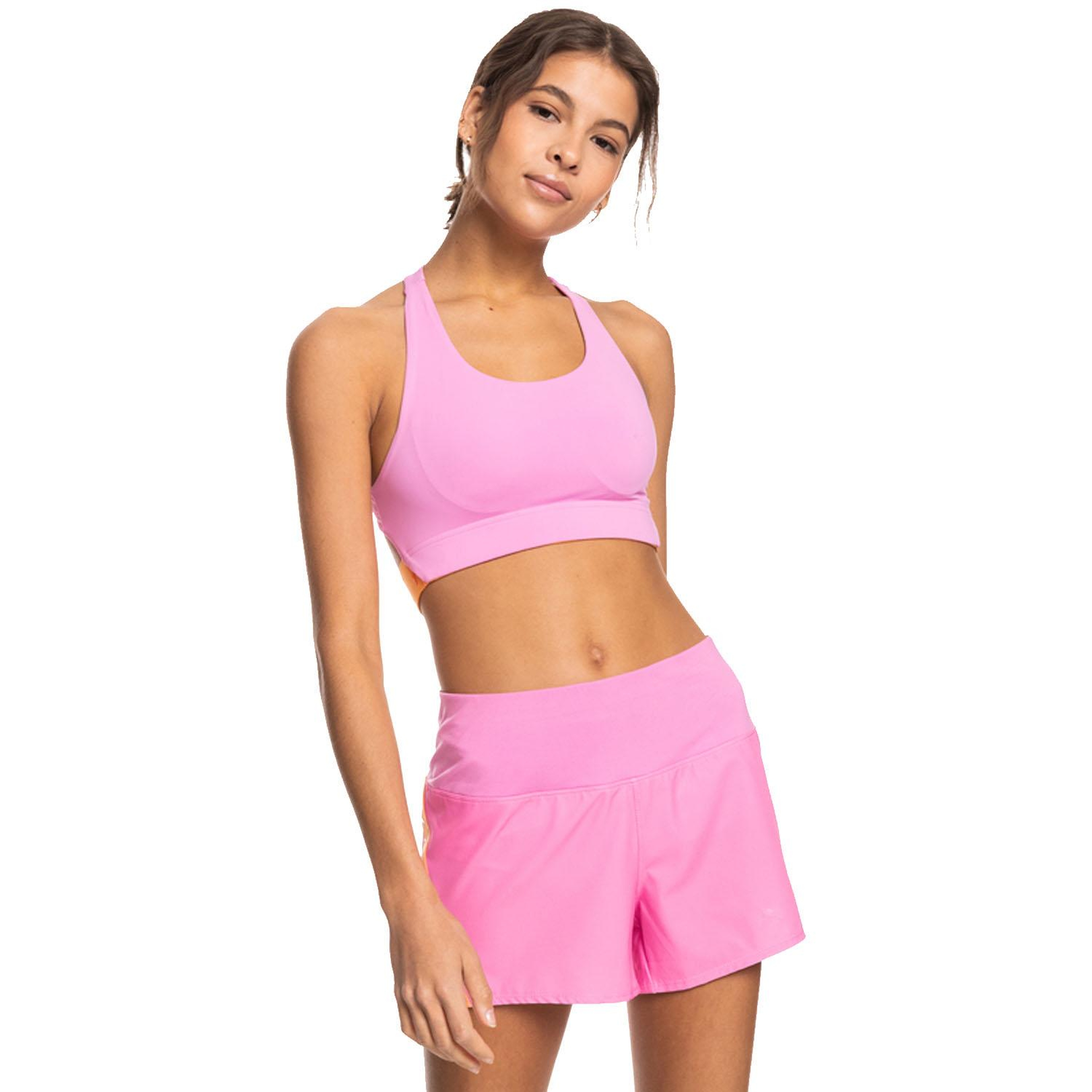 Roxy Bold Moves Bra Tops Kadın Pembe Fitness Bra