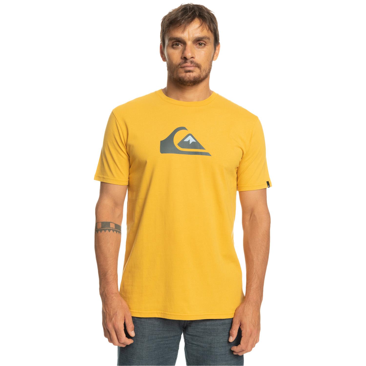 Quiksilver Complogo Erkek Sarı Tişört