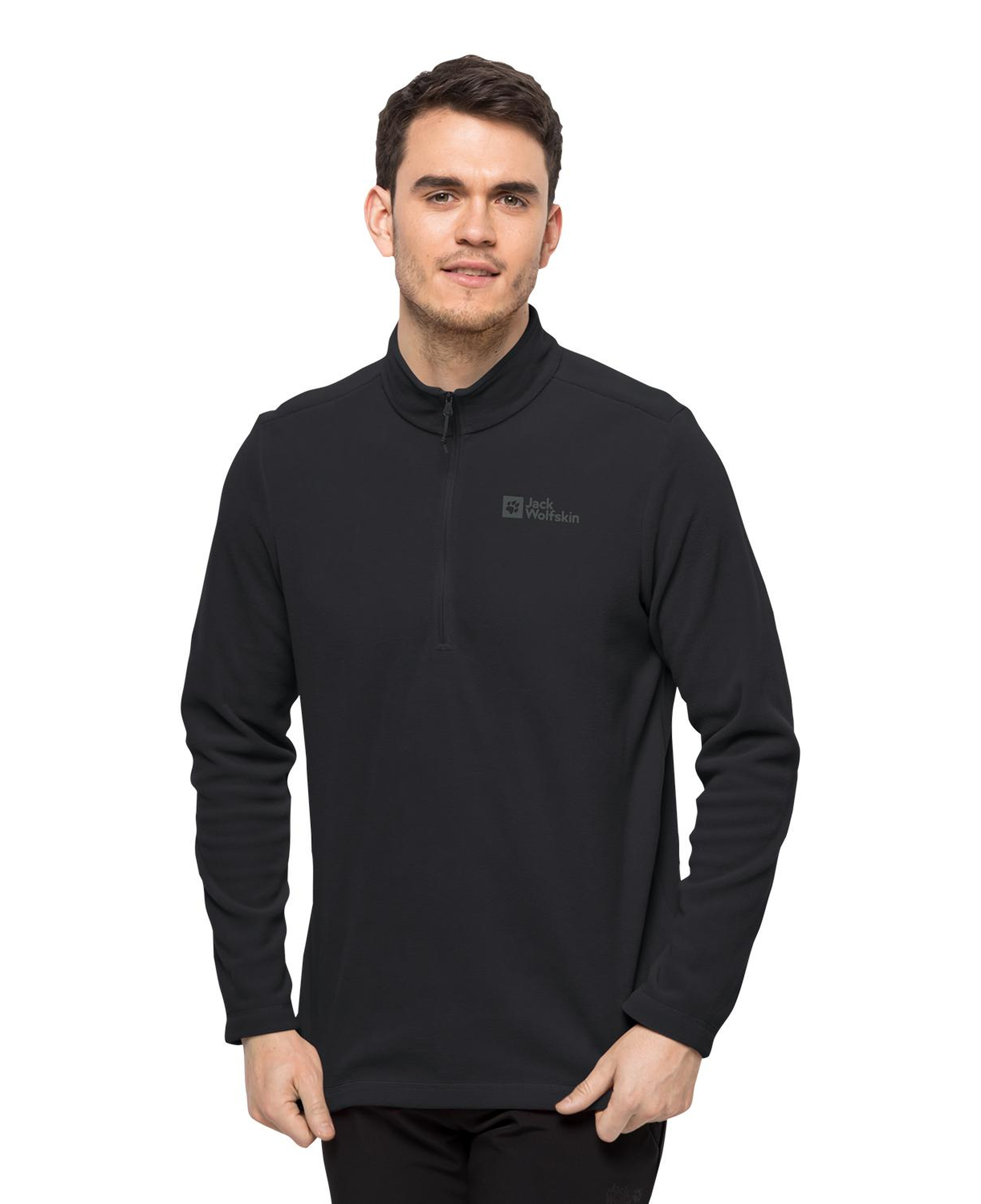 Jack Wolfskin Taunus Hz Erkek Siyah Polar