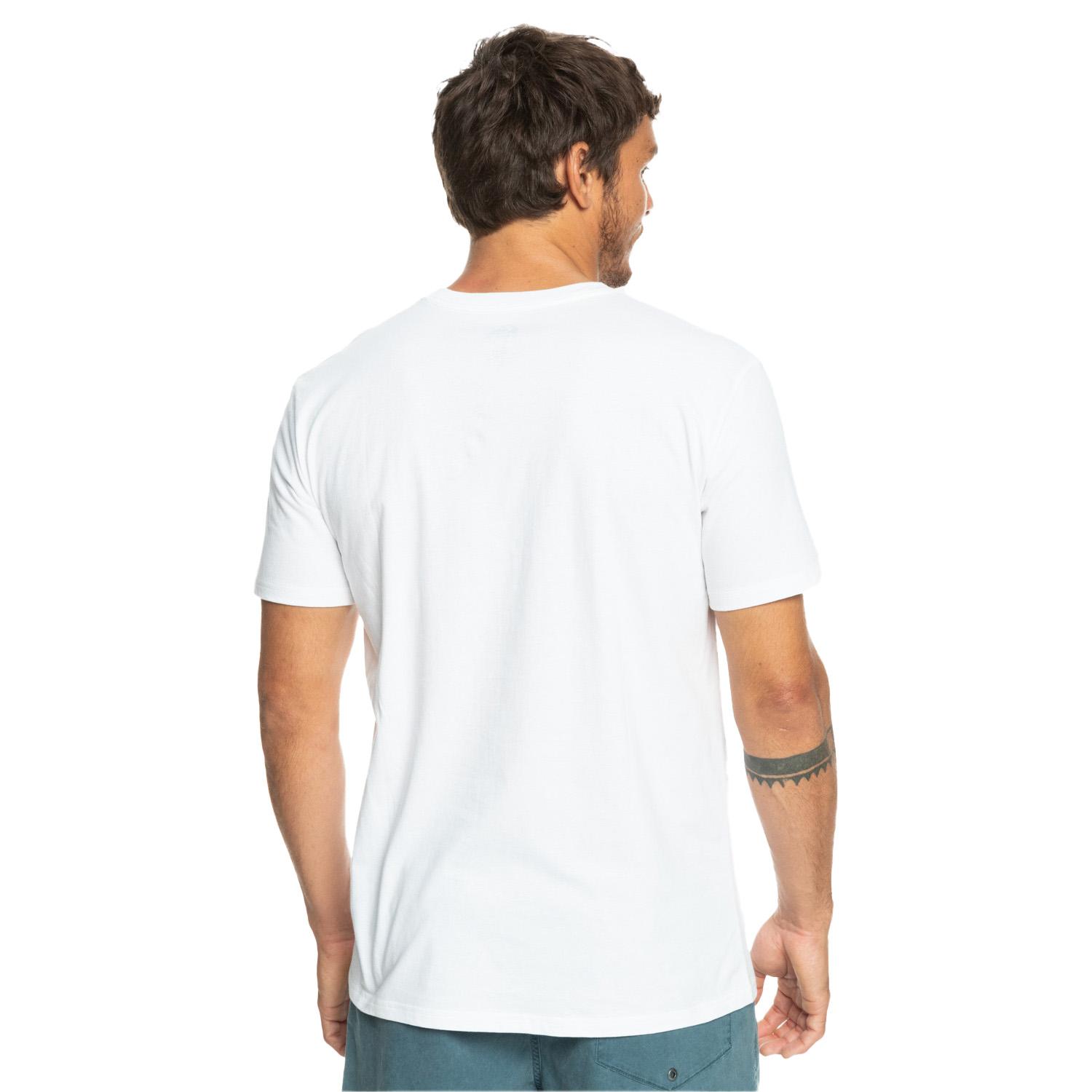 Quiksilver Inshapes Erkek Beyaz Tişört