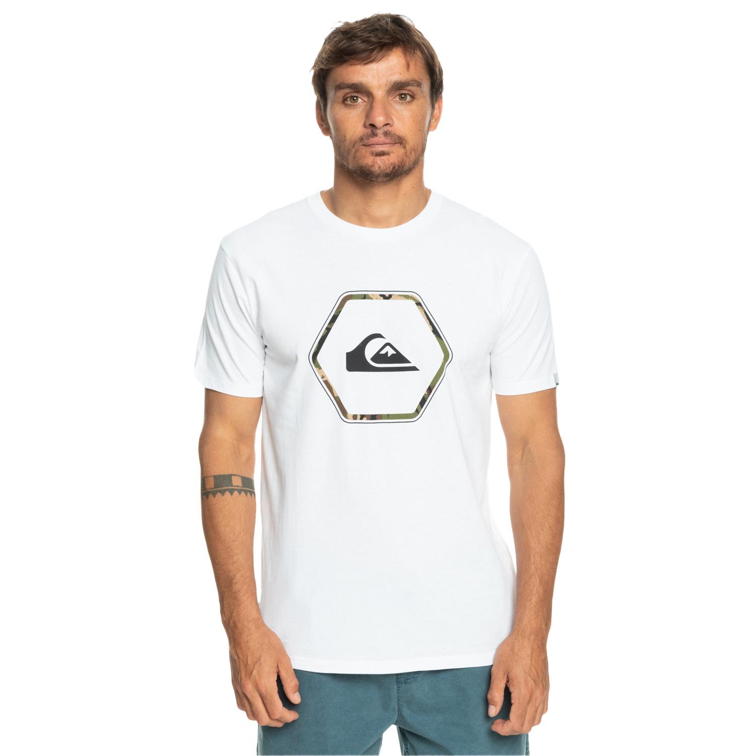 Quiksilver Inshapes Erkek Beyaz Tişört