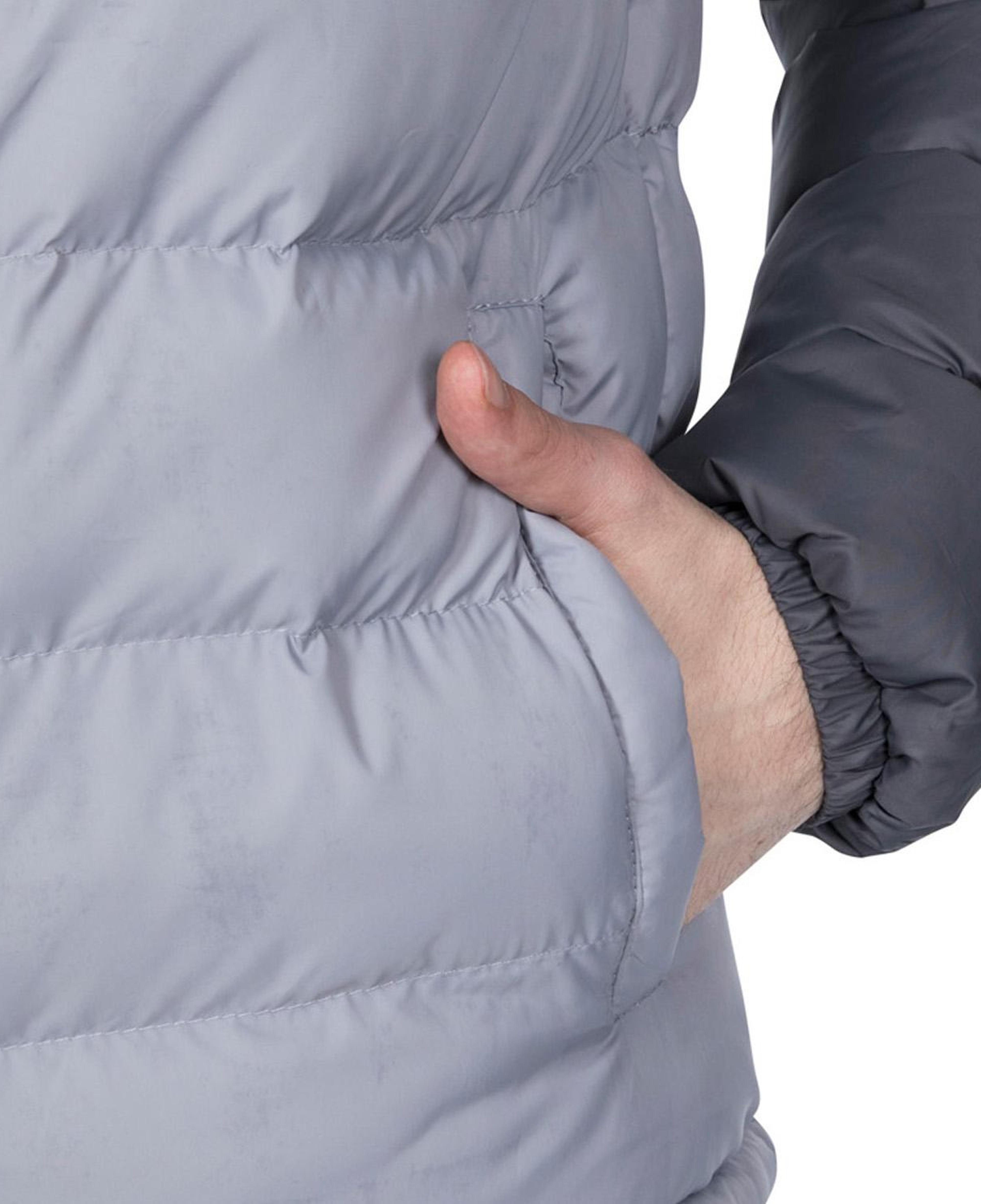 Trespass Oskar - Padded Erkek Gri Outdoor Ceketi