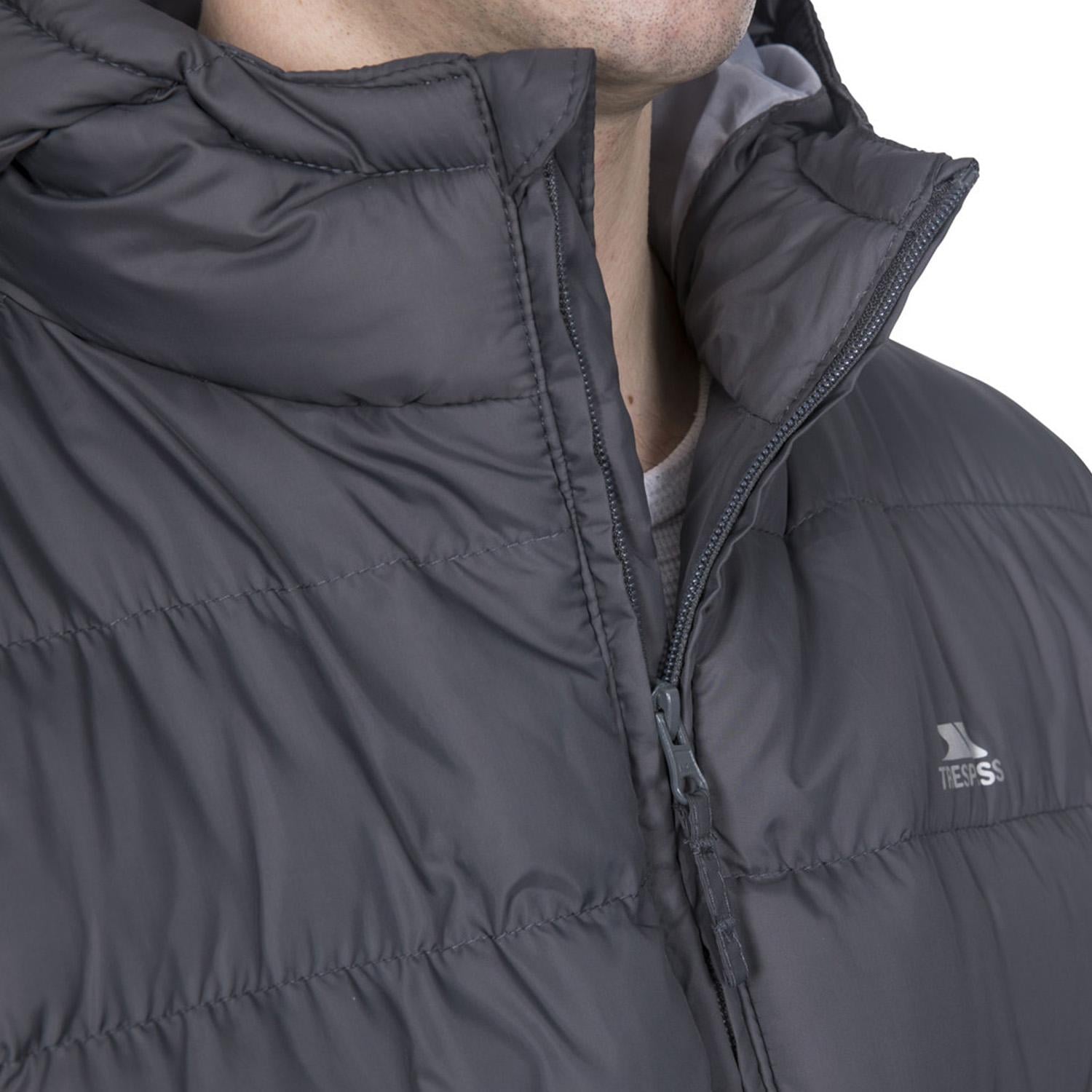 Trespass Oskar - Padded Erkek Gri Outdoor Ceketi