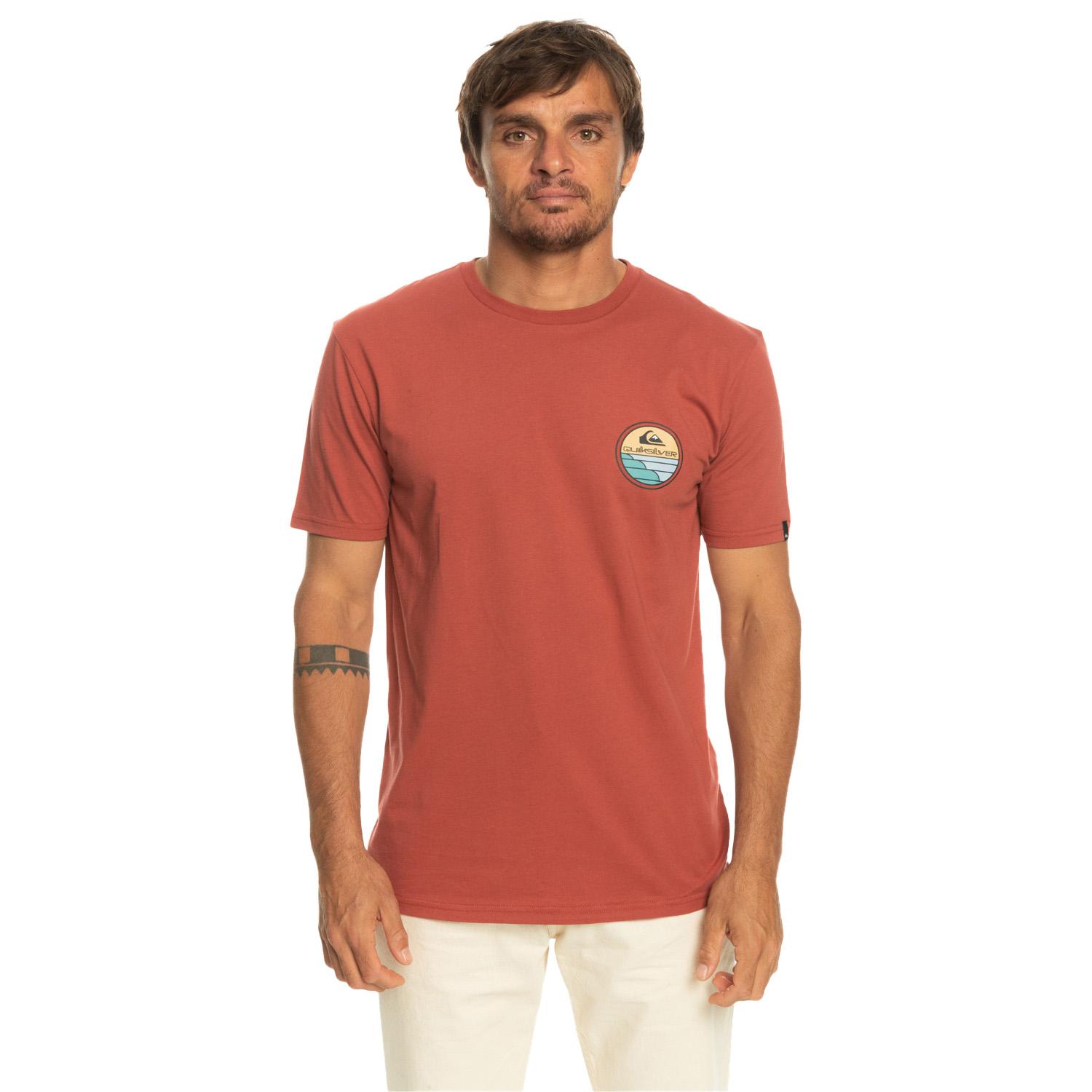 Quiksilver Scenicjourney Erkek Kırmızı Tişört