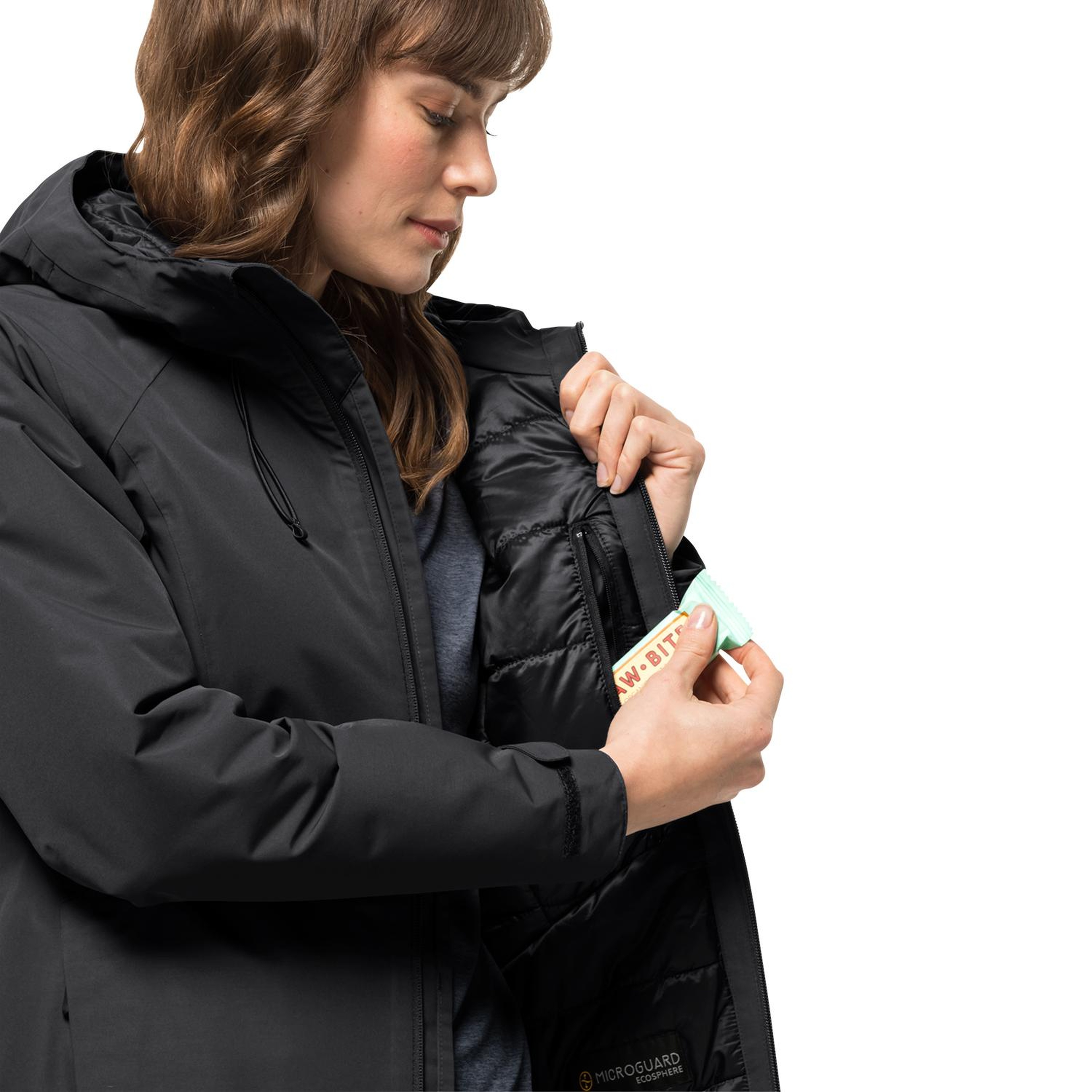 Jack Wolfskin Heidelstein Ins Kadın Siyah Outdoor Ceketi