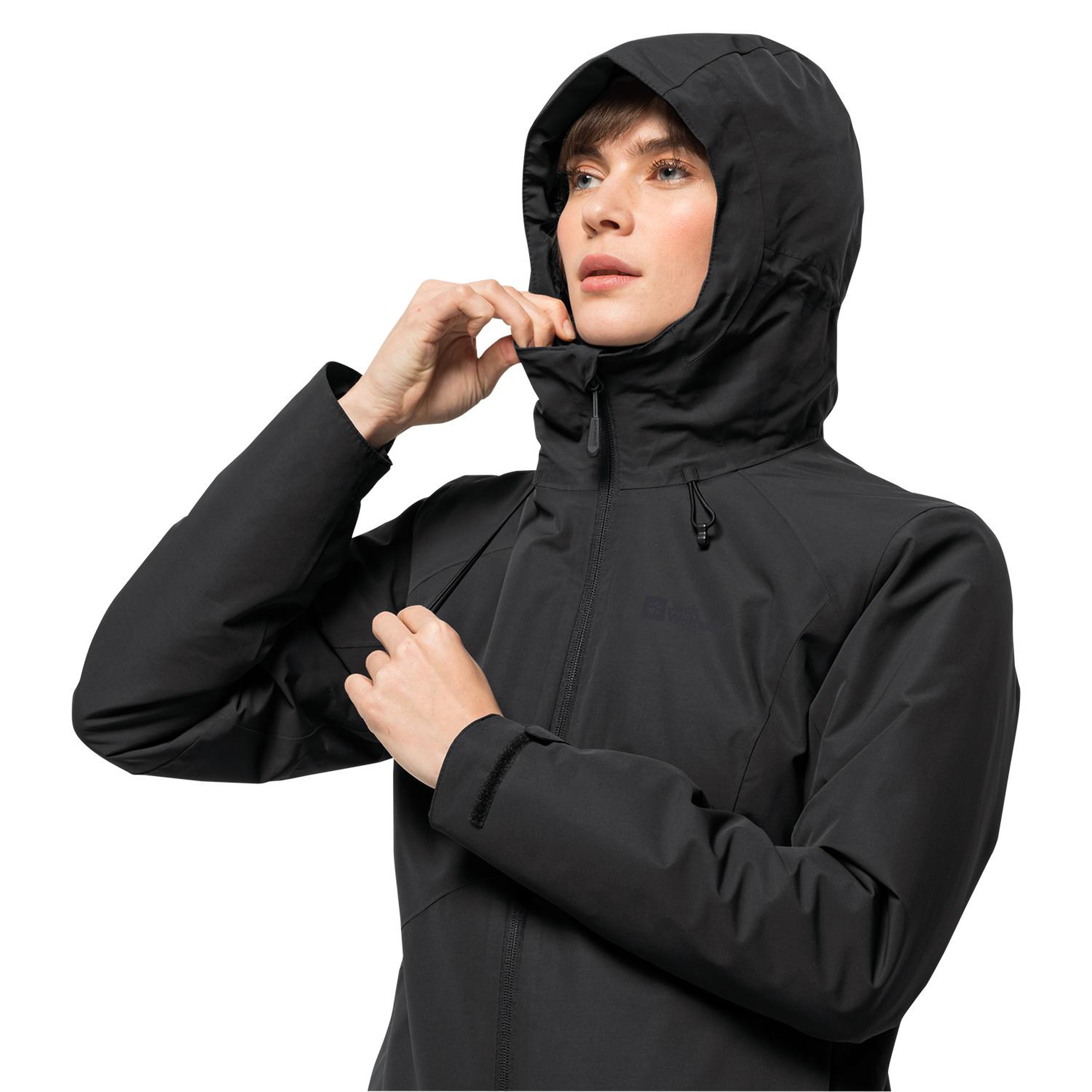 Jack Wolfskin Heidelstein Ins Kadın Siyah Outdoor Ceketi