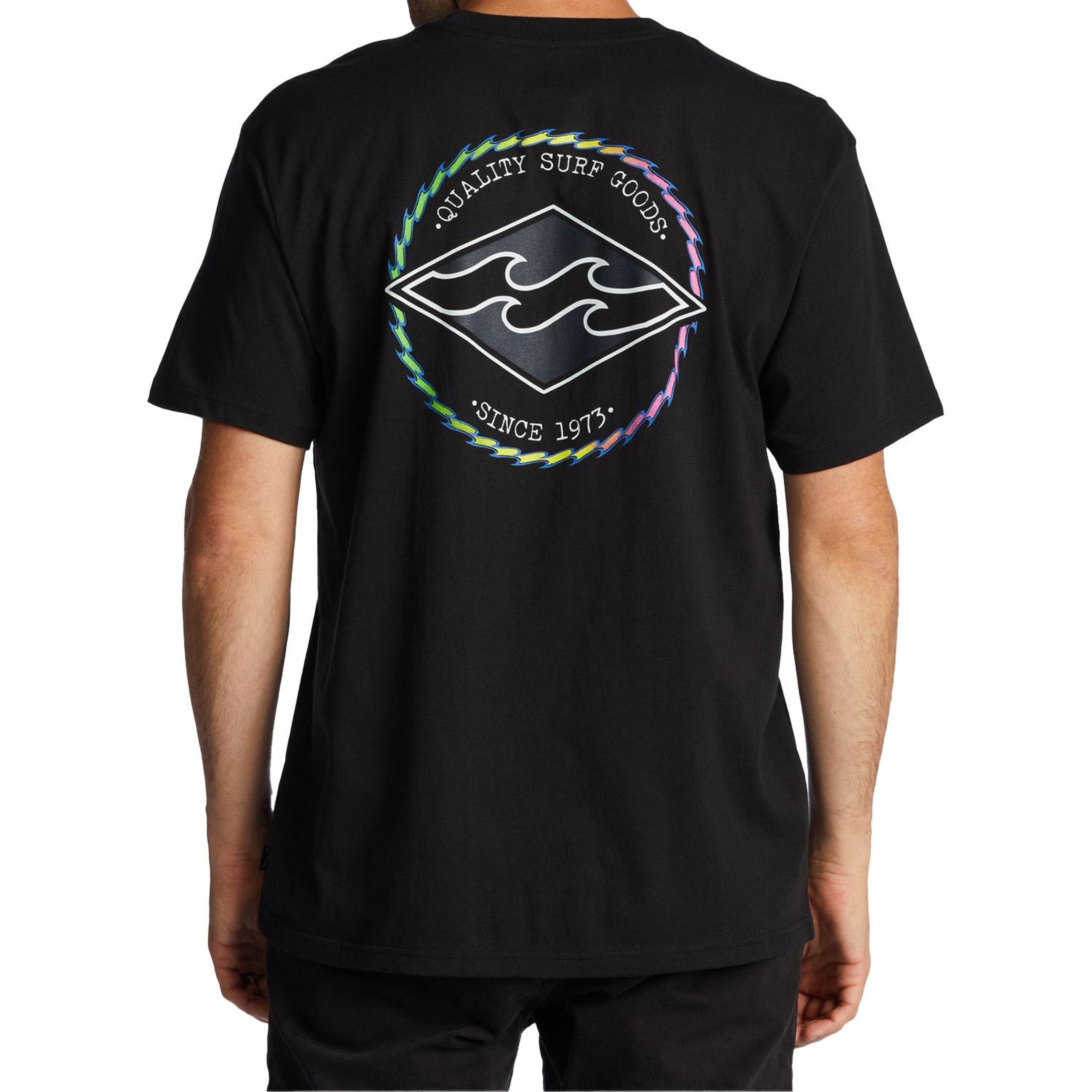 Billabong Rotor Diamond Erkek Siyah Tişört