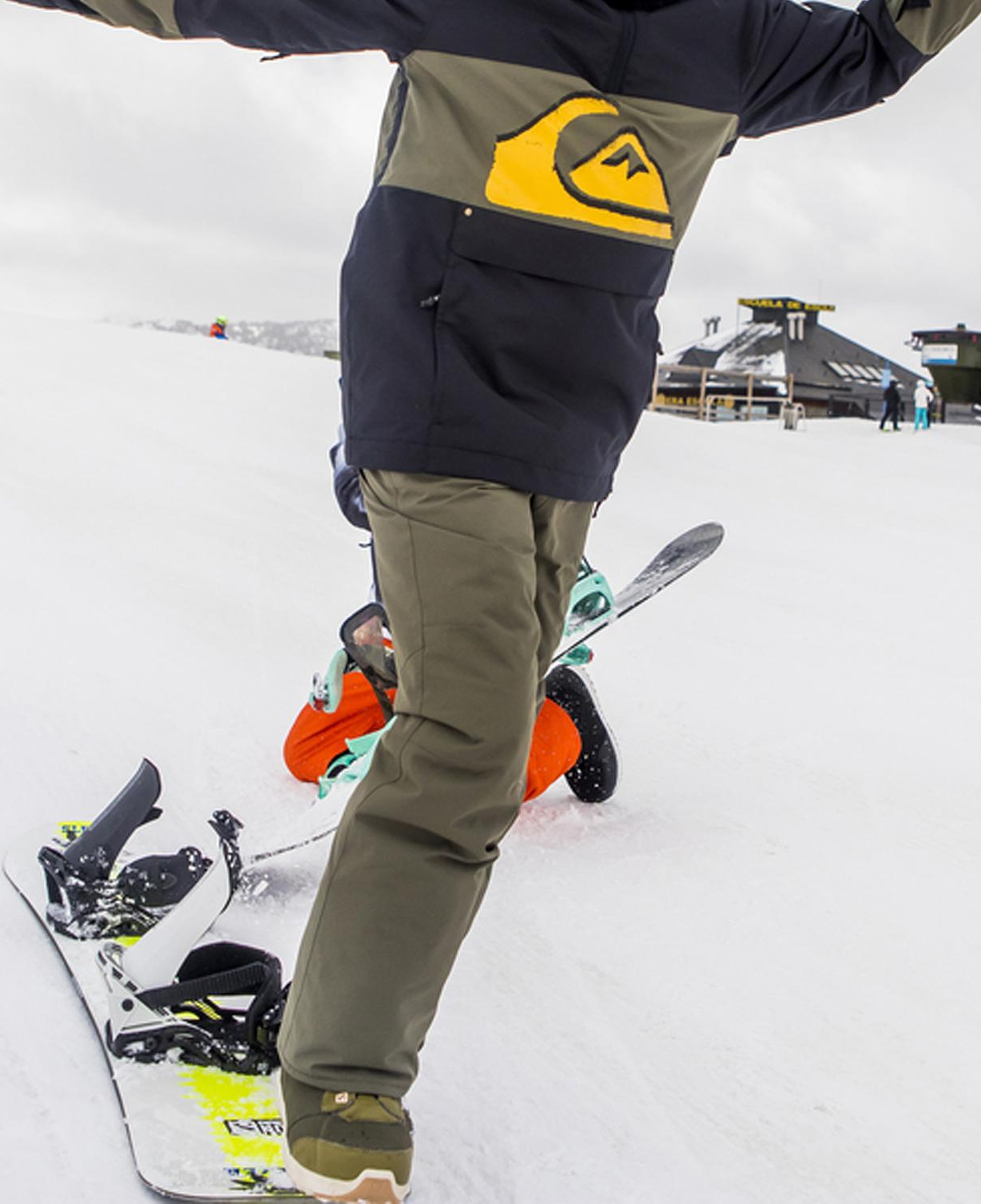 Quiksilver Estate B Erkek Çocuk Yeşil Snowboard Pantolonu