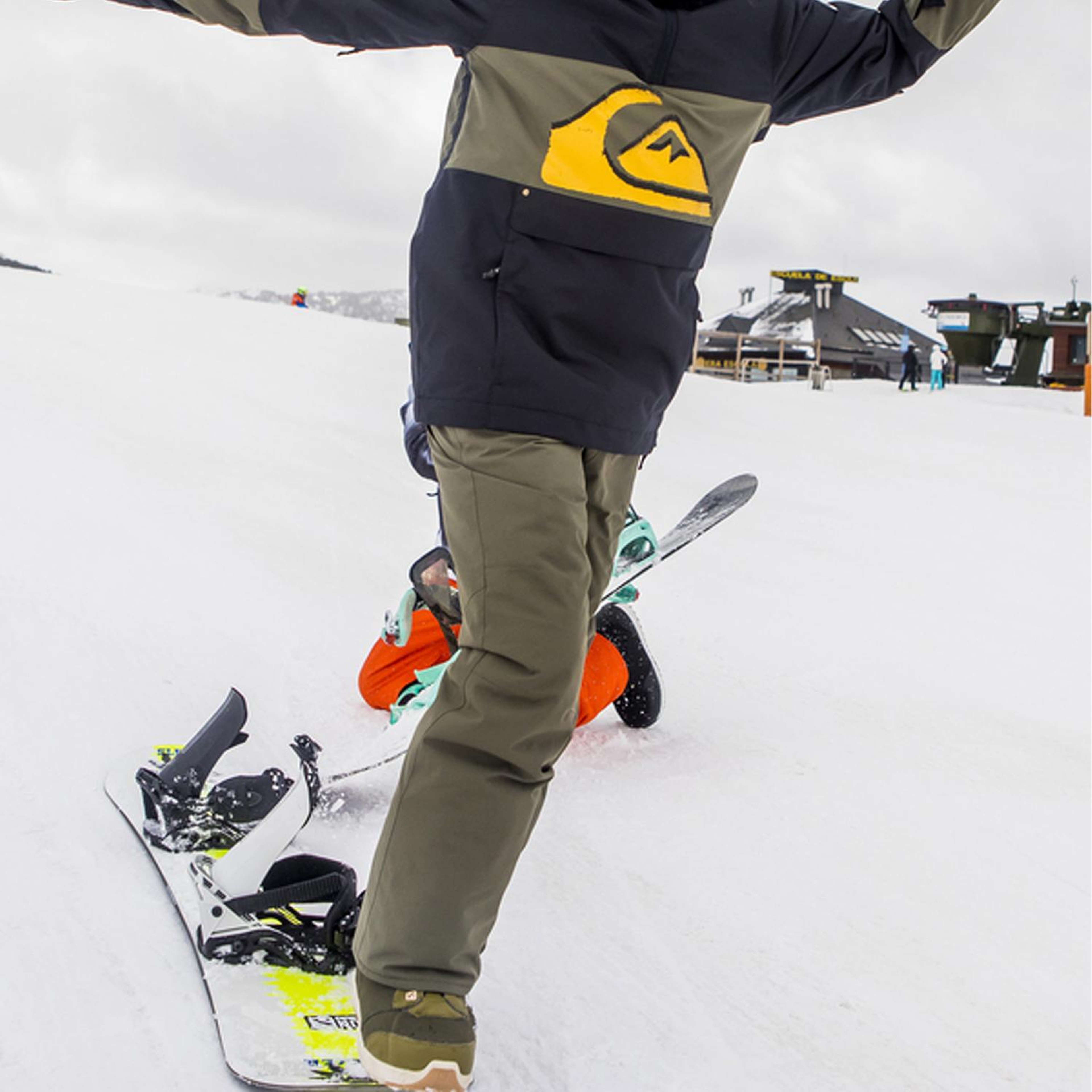 Quiksilver Estate B Erkek Çocuk Yeşil Snowboard Pantolonu