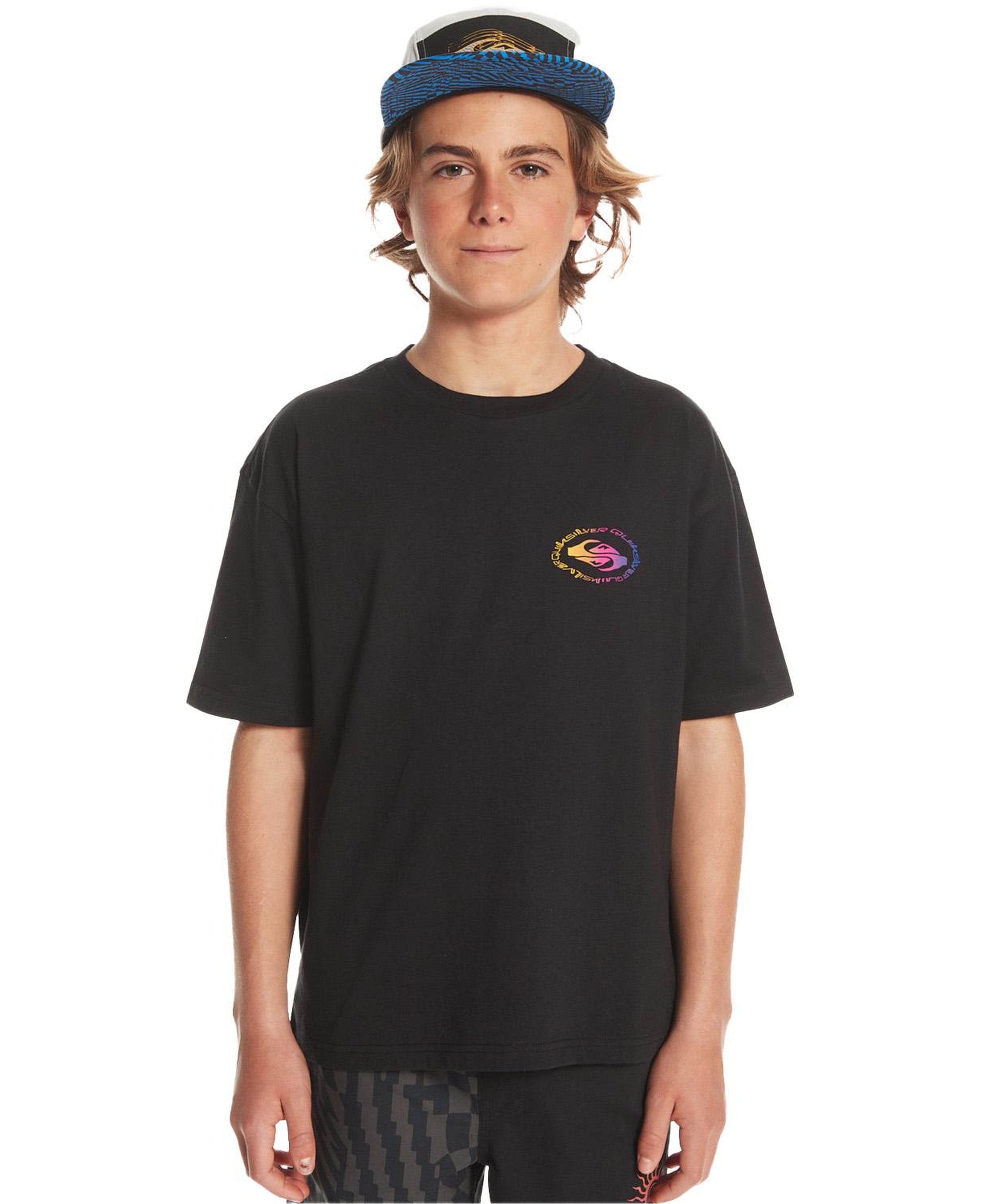 Quiksilver Radicalflag B Erkek Çocuk Siyah Tişört