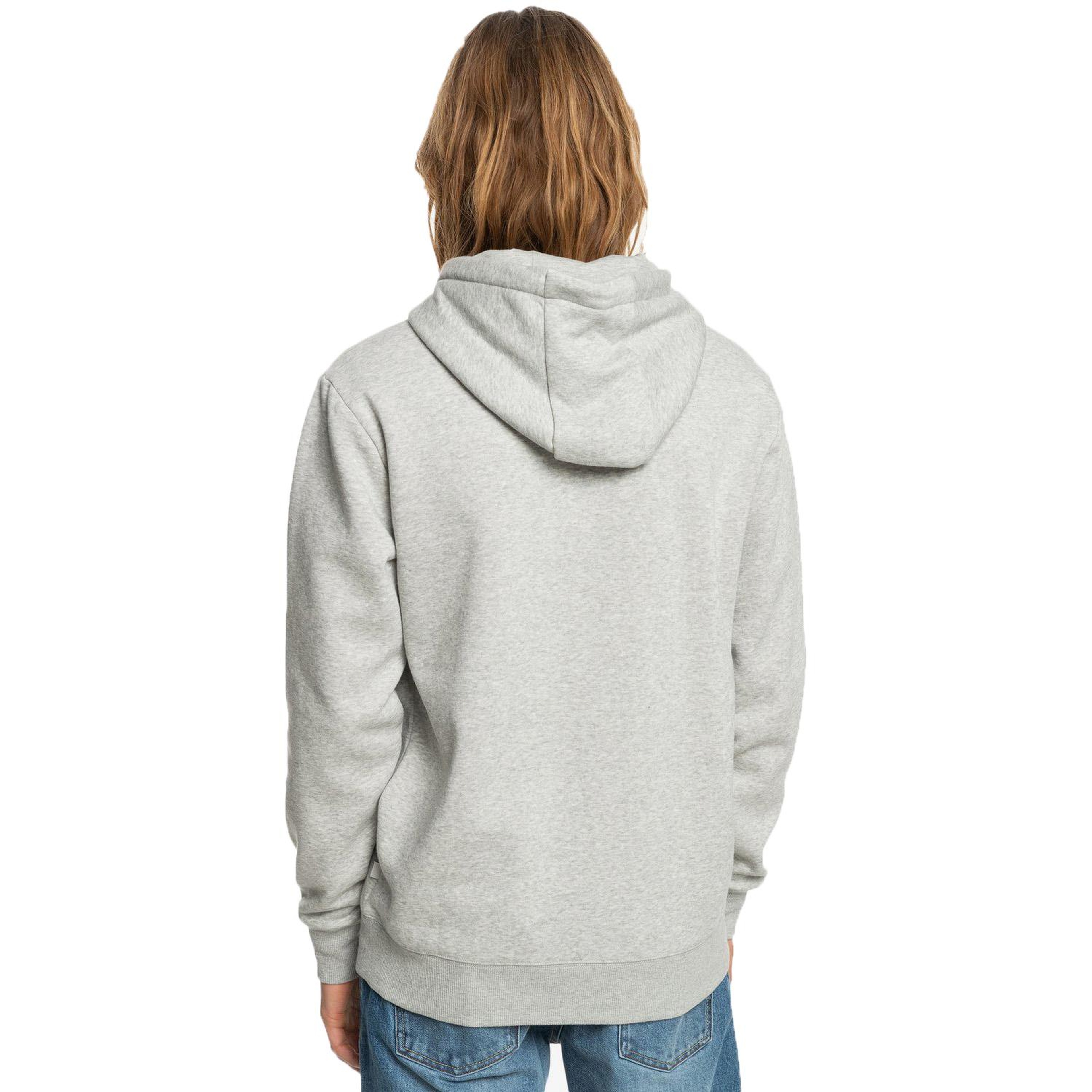 Quiksilver Big Logo Hood Erkek Gri Sweat