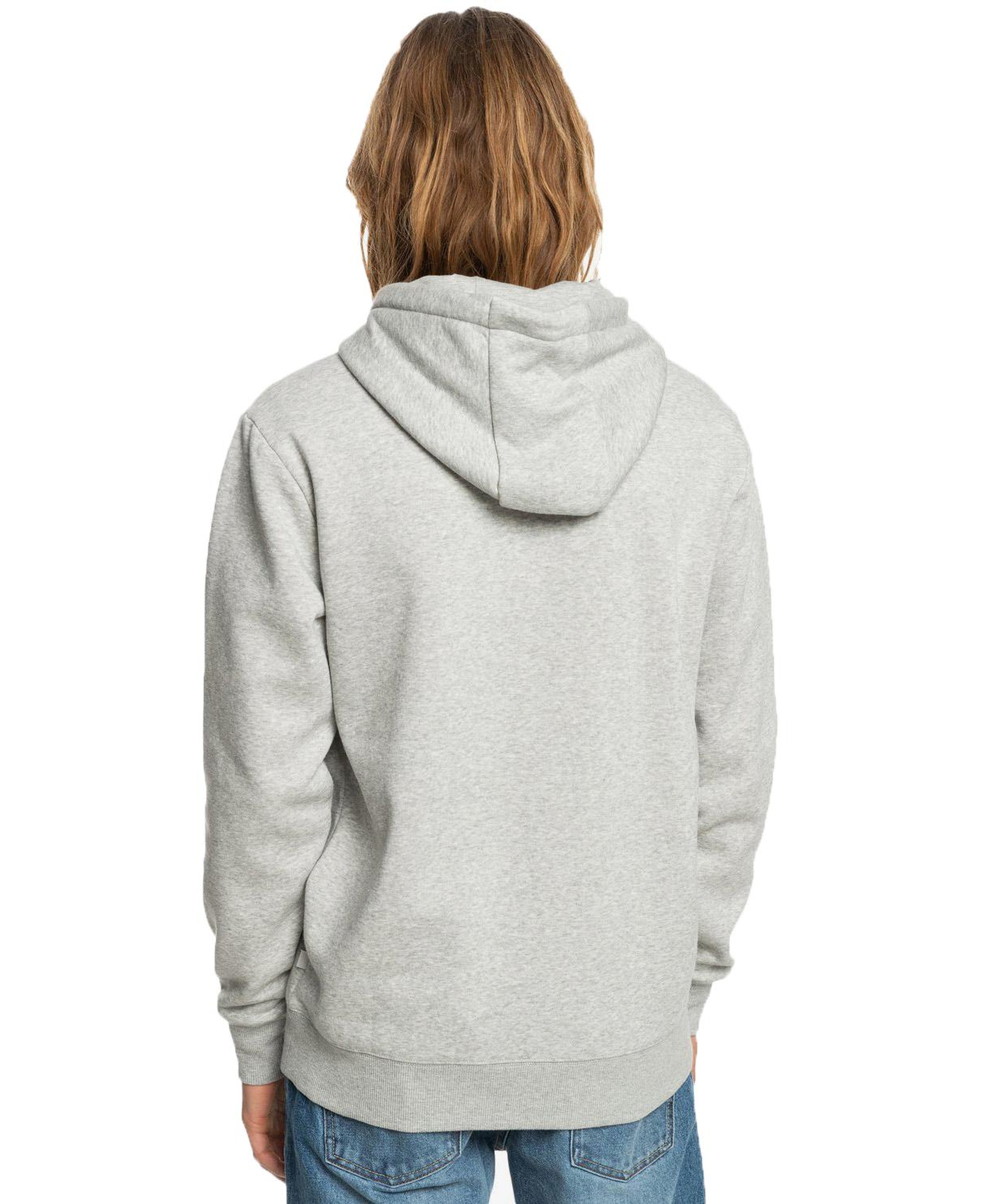 Quiksilver Big Logo Hood Erkek Gri Sweat