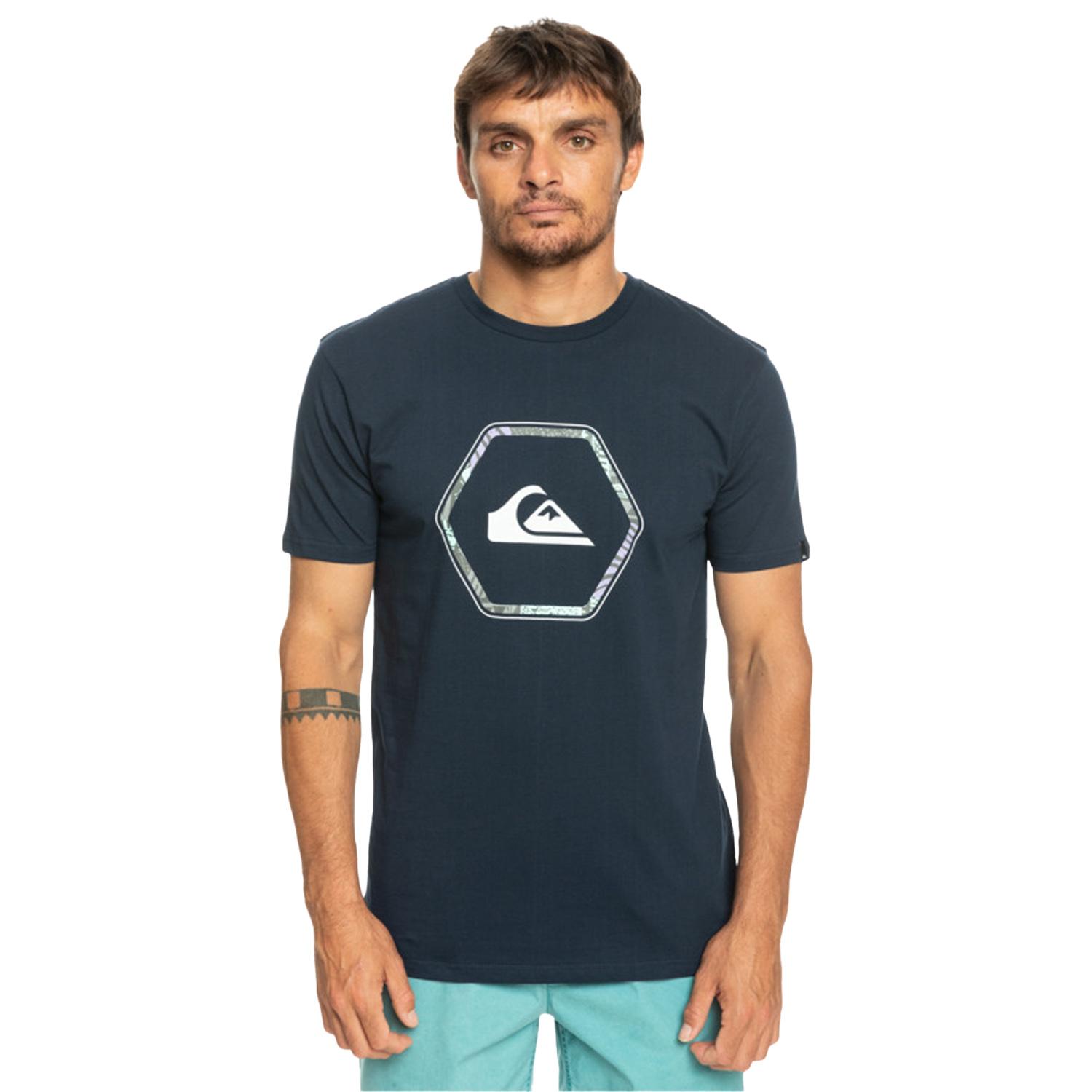 Quiksilver Inshapes Erkek Mavi Tişört