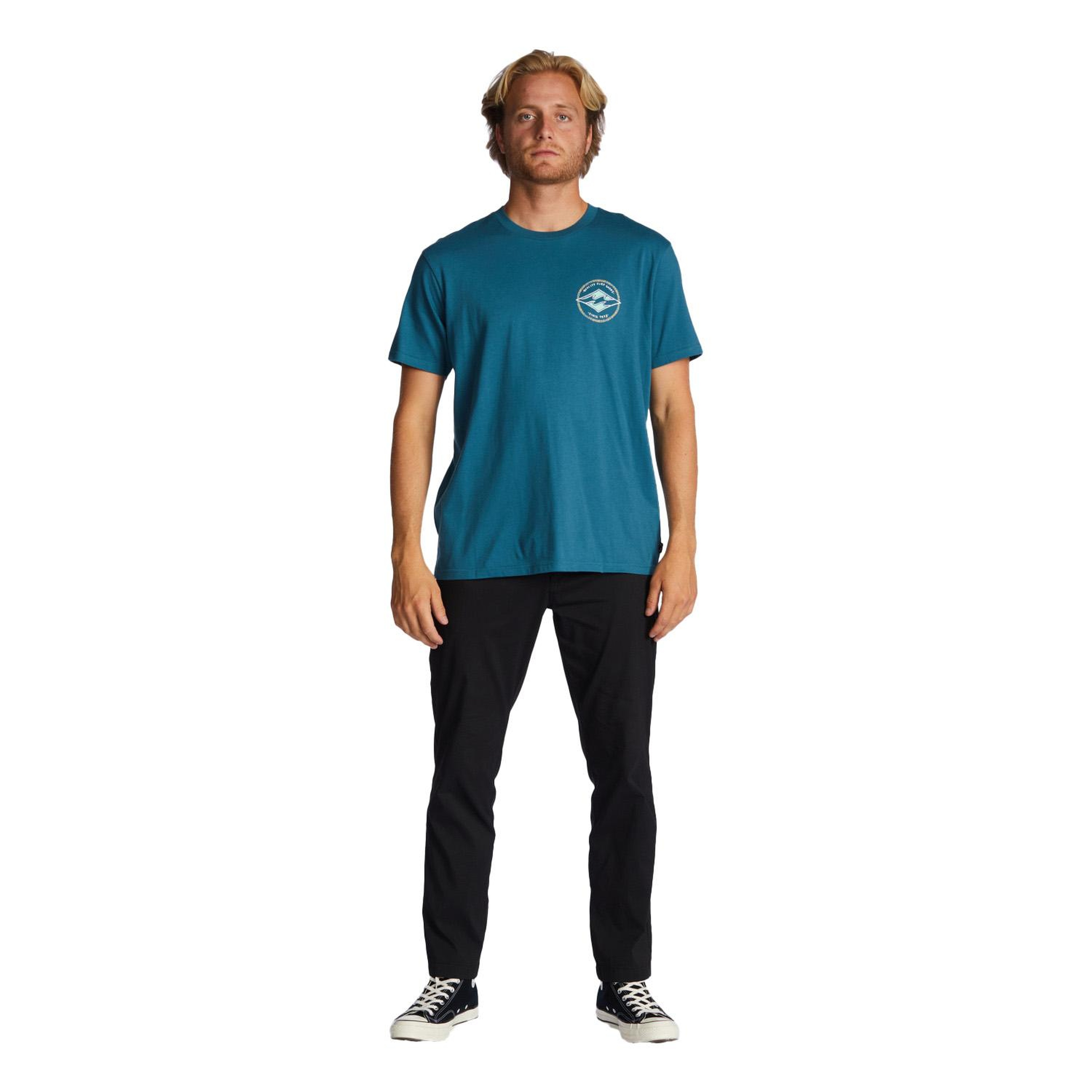 Billabong Rotor Diamond Erkek Mavi Tişört