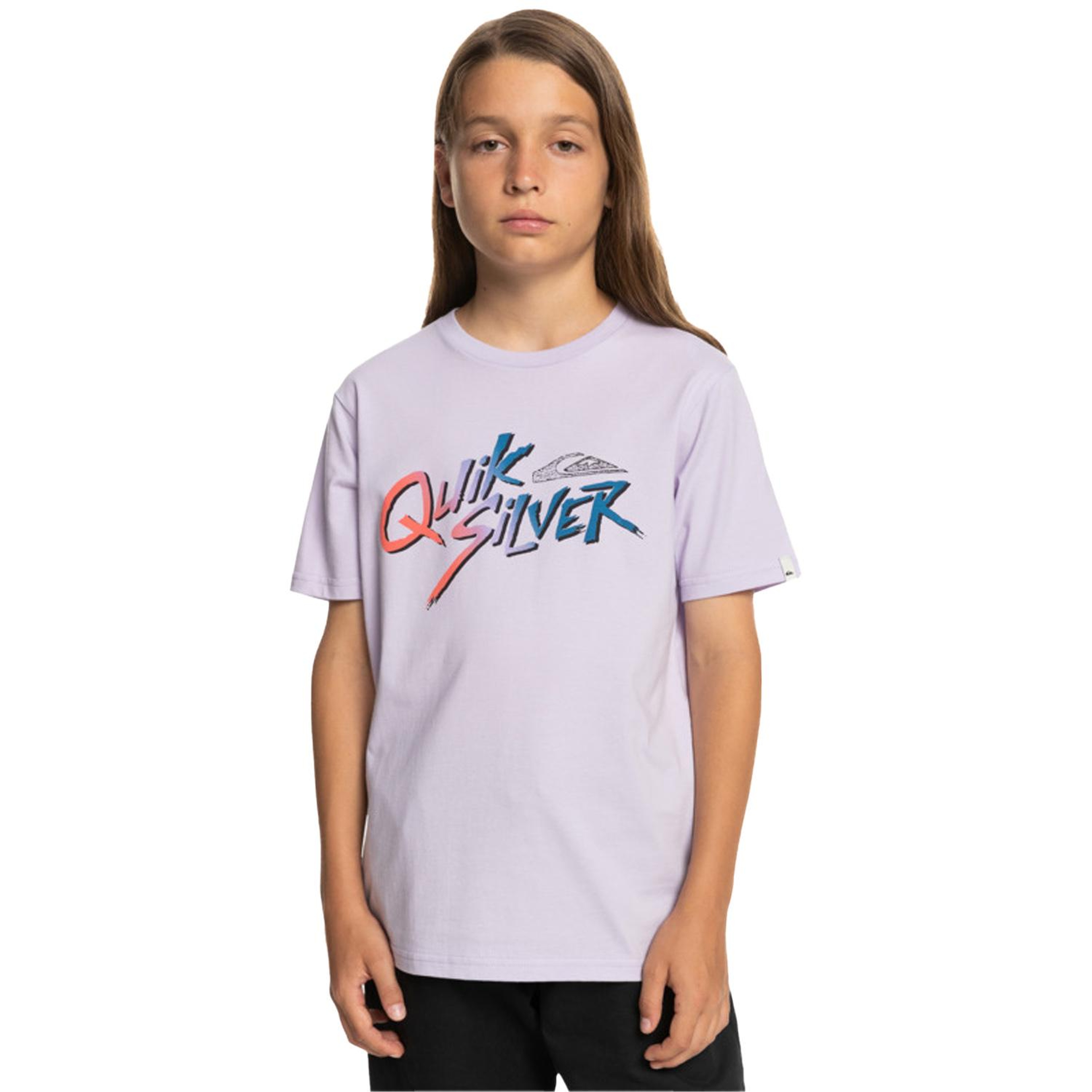 Quiksilver Signaturemove B Erkek Çocuk Mor Tişört