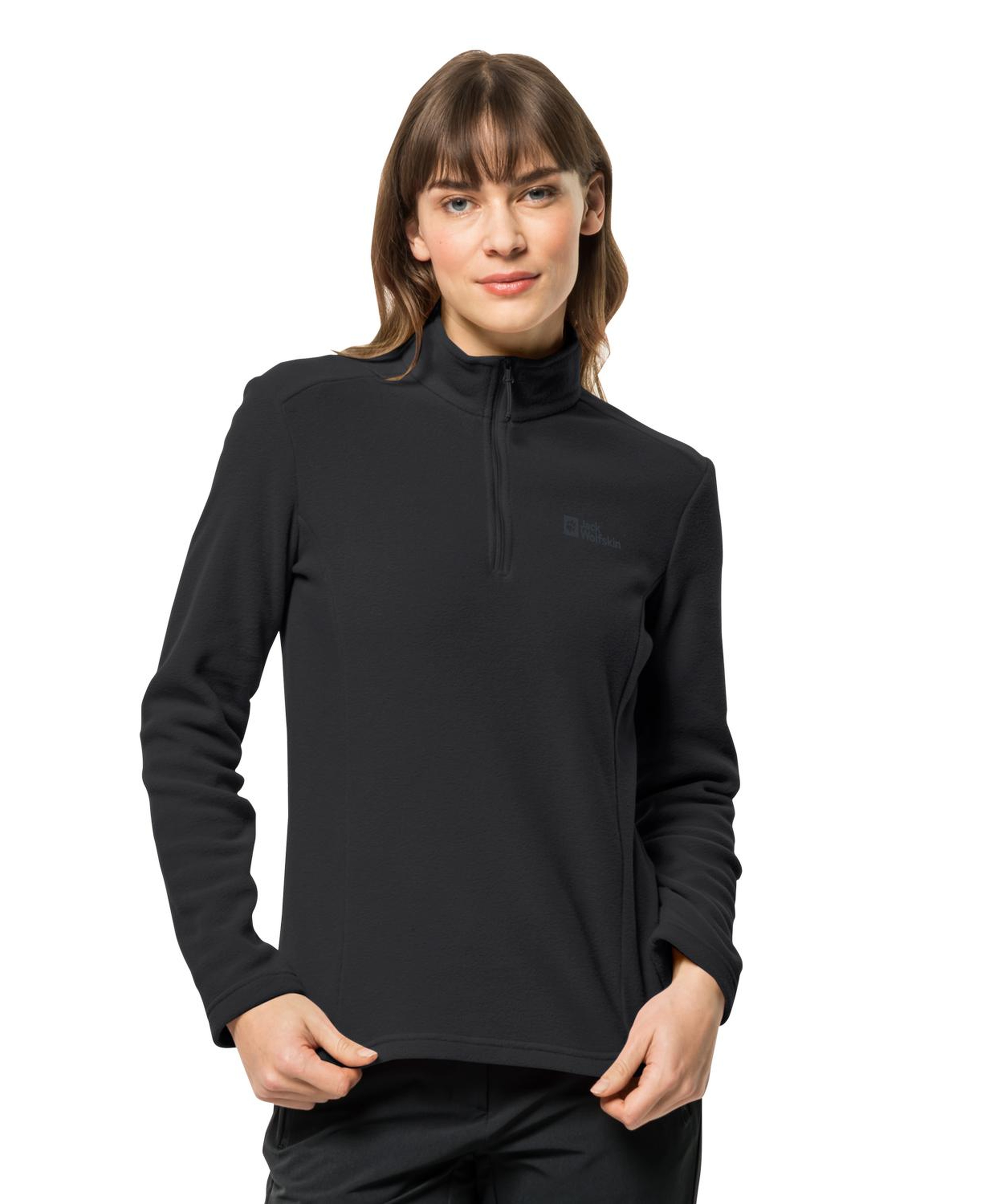 Jack Wolfskin Taunus Hz Kadın Siyah Polar
