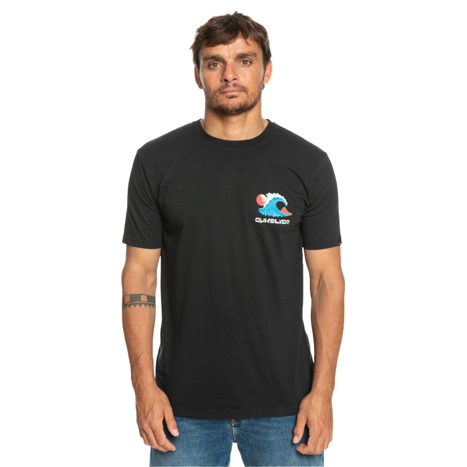 Quiksilver Oceanbed Erkek Siyah Tişört
