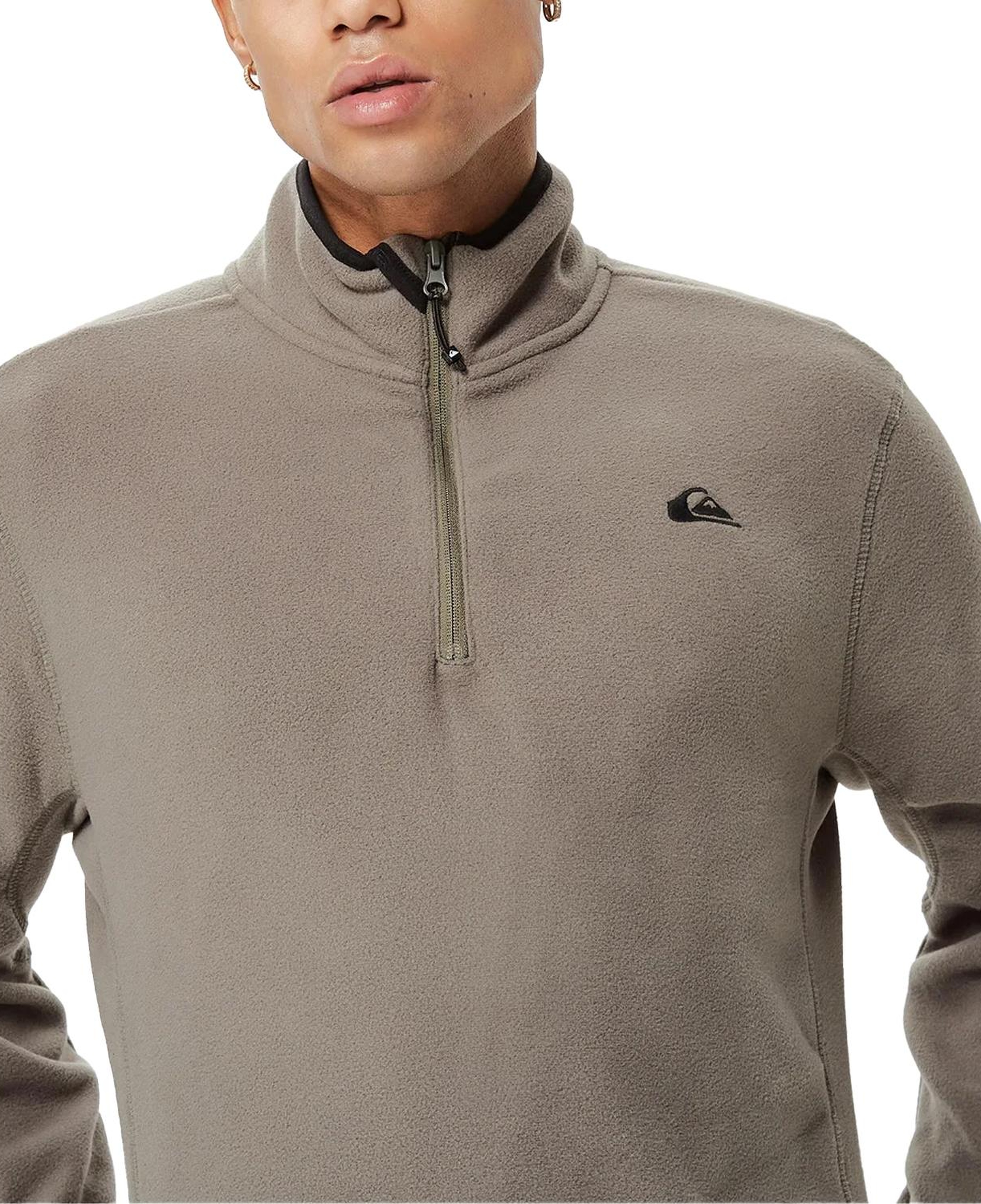 Quiksilver Mission Halfzip Erkek Yeşil Polar