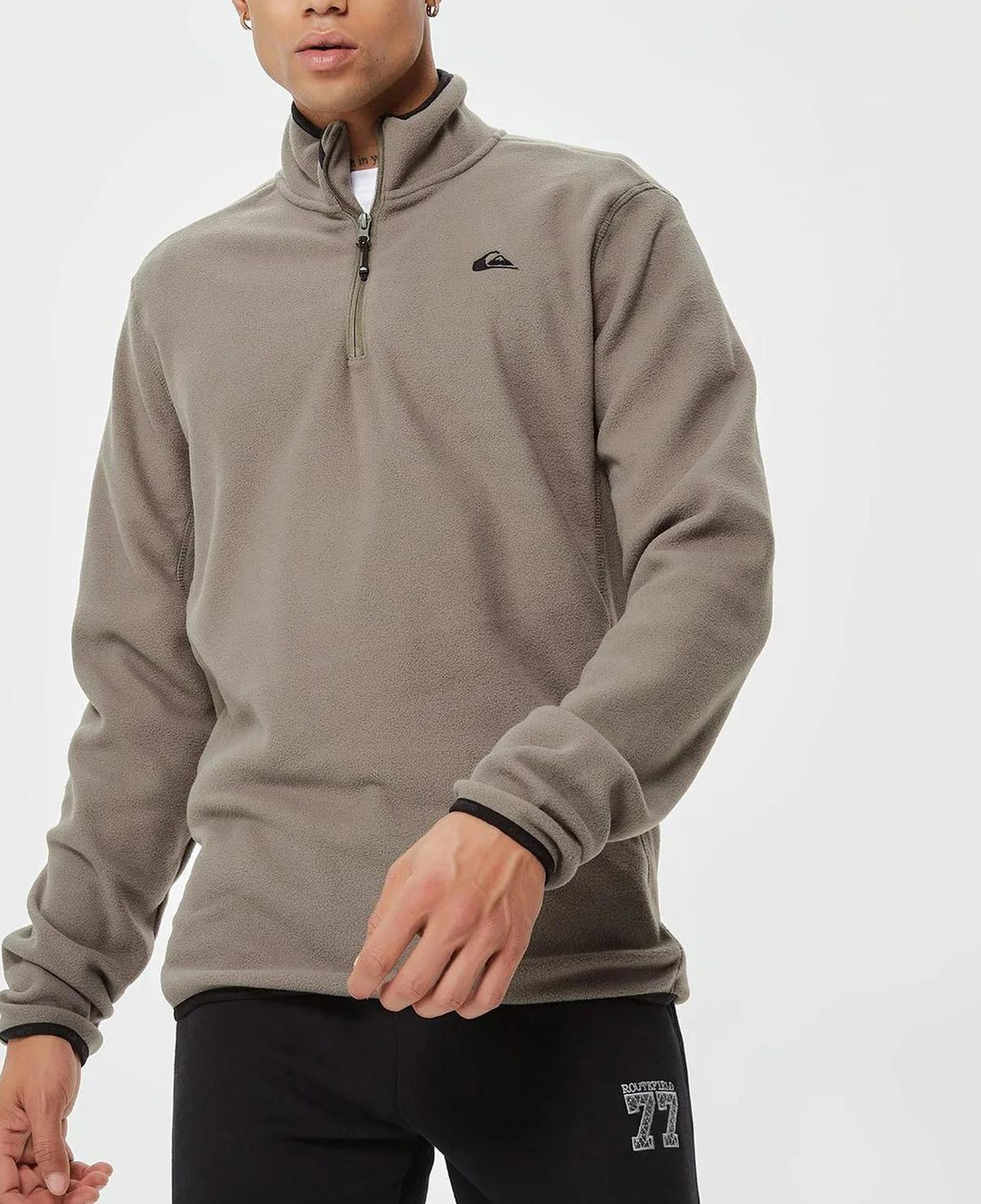 Quiksilver Mission Halfzip Erkek Yeşil Polar