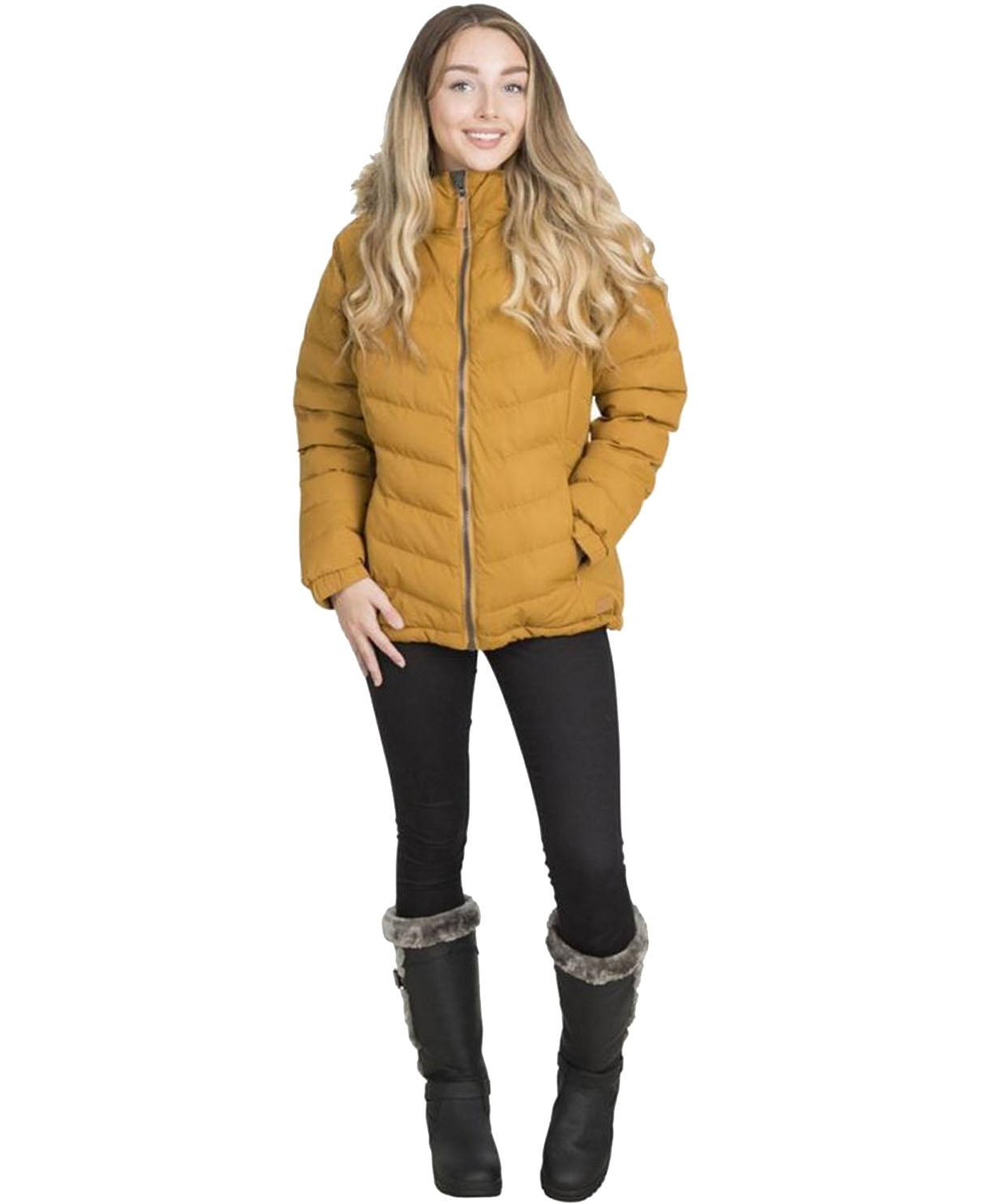 Trespass Nadina - Padded Kadın Kahverengi Outdoor Ceketi