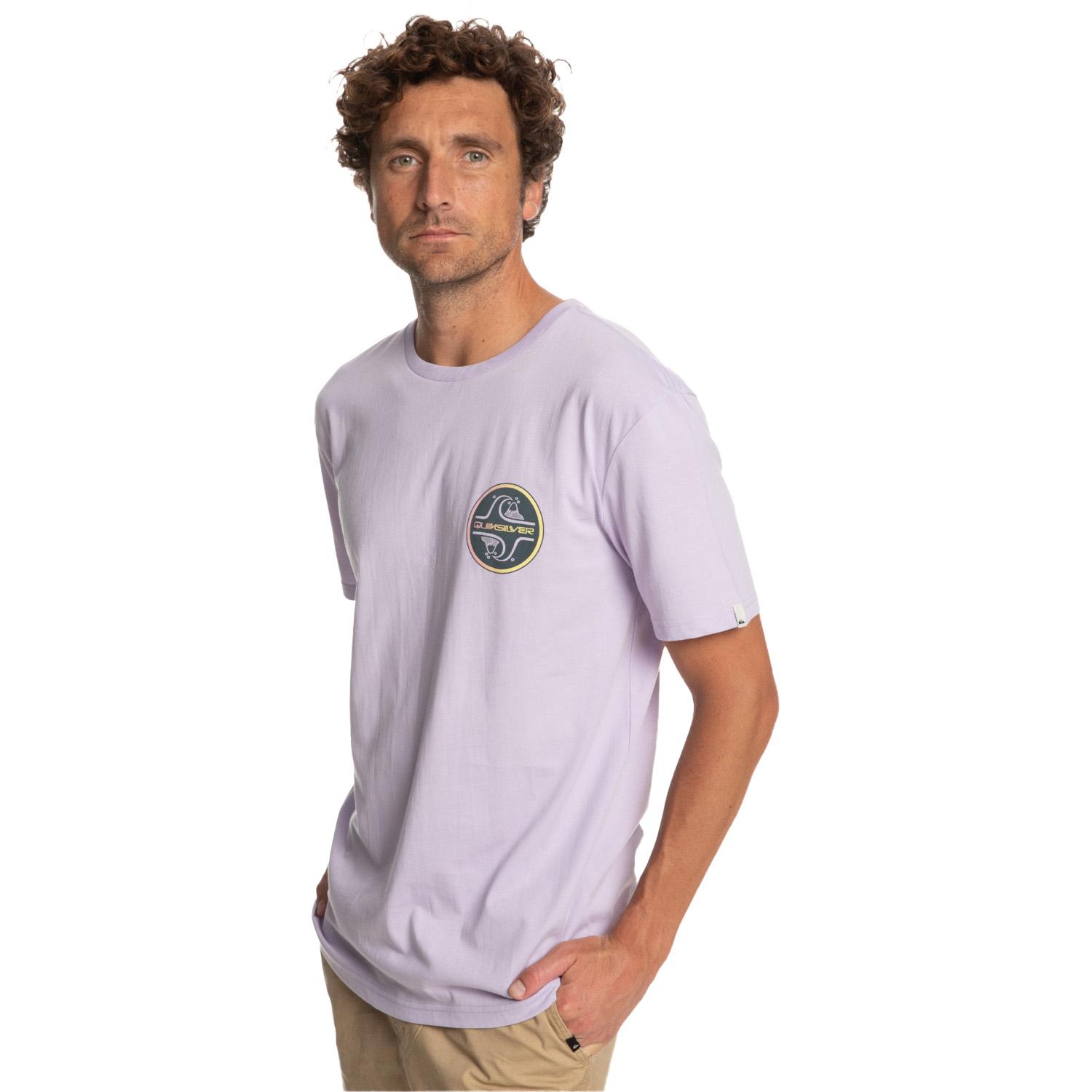 Quiksilver Corebubble Erkek Mor Tişört