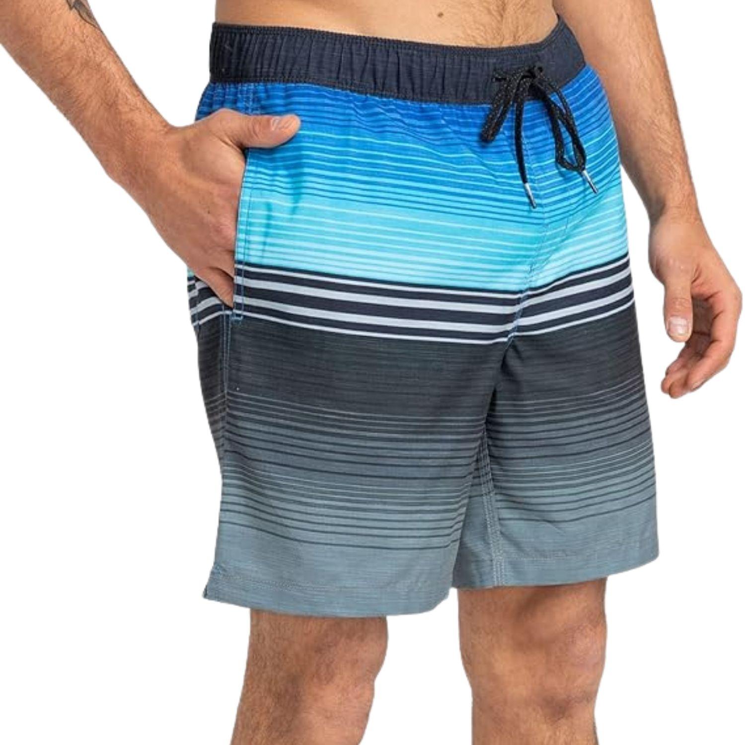 Billabong All Day Htr Stripe Lb Erkek Pembe Volley Short