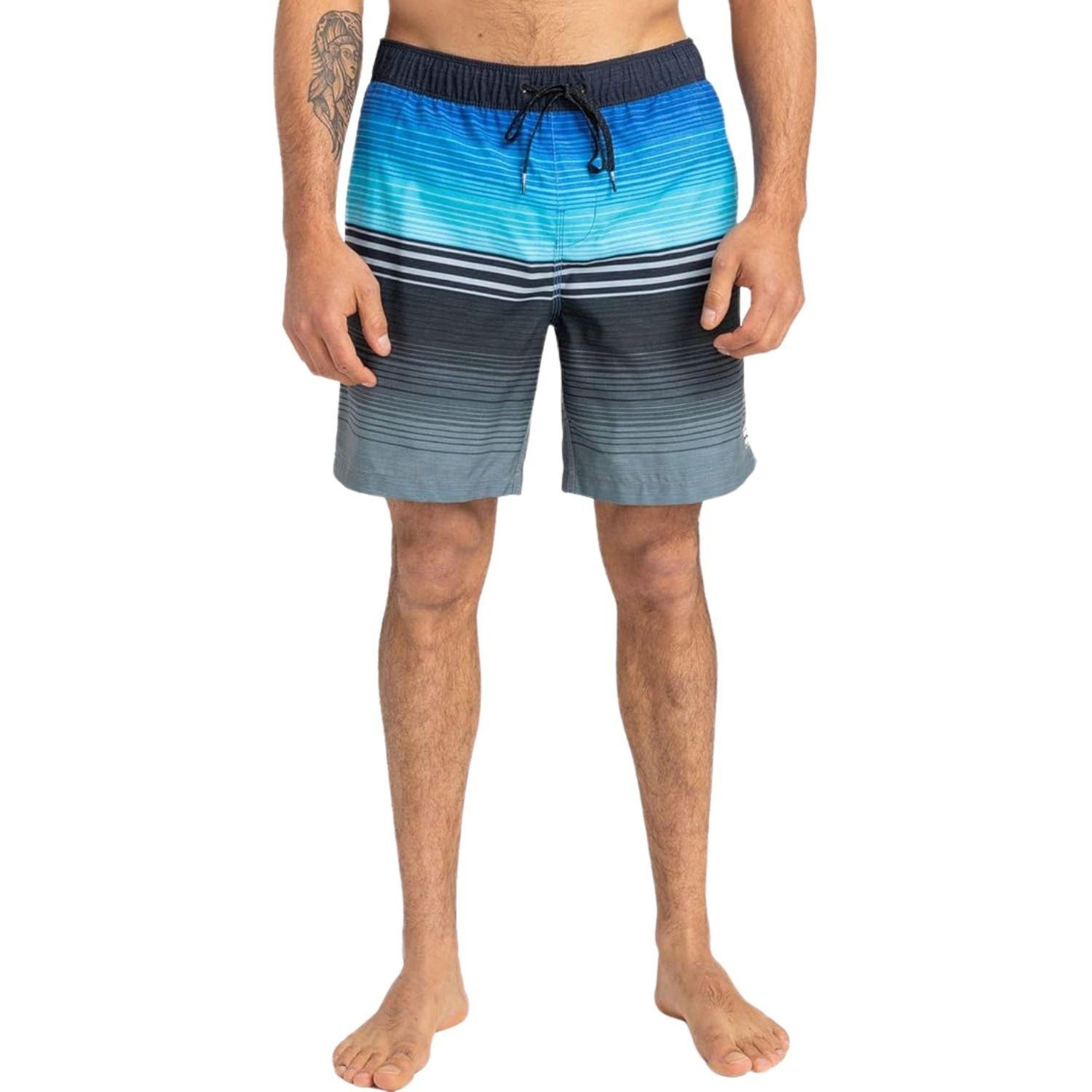 Billabong All Day Htr Stripe Lb Erkek Pembe Volley Short