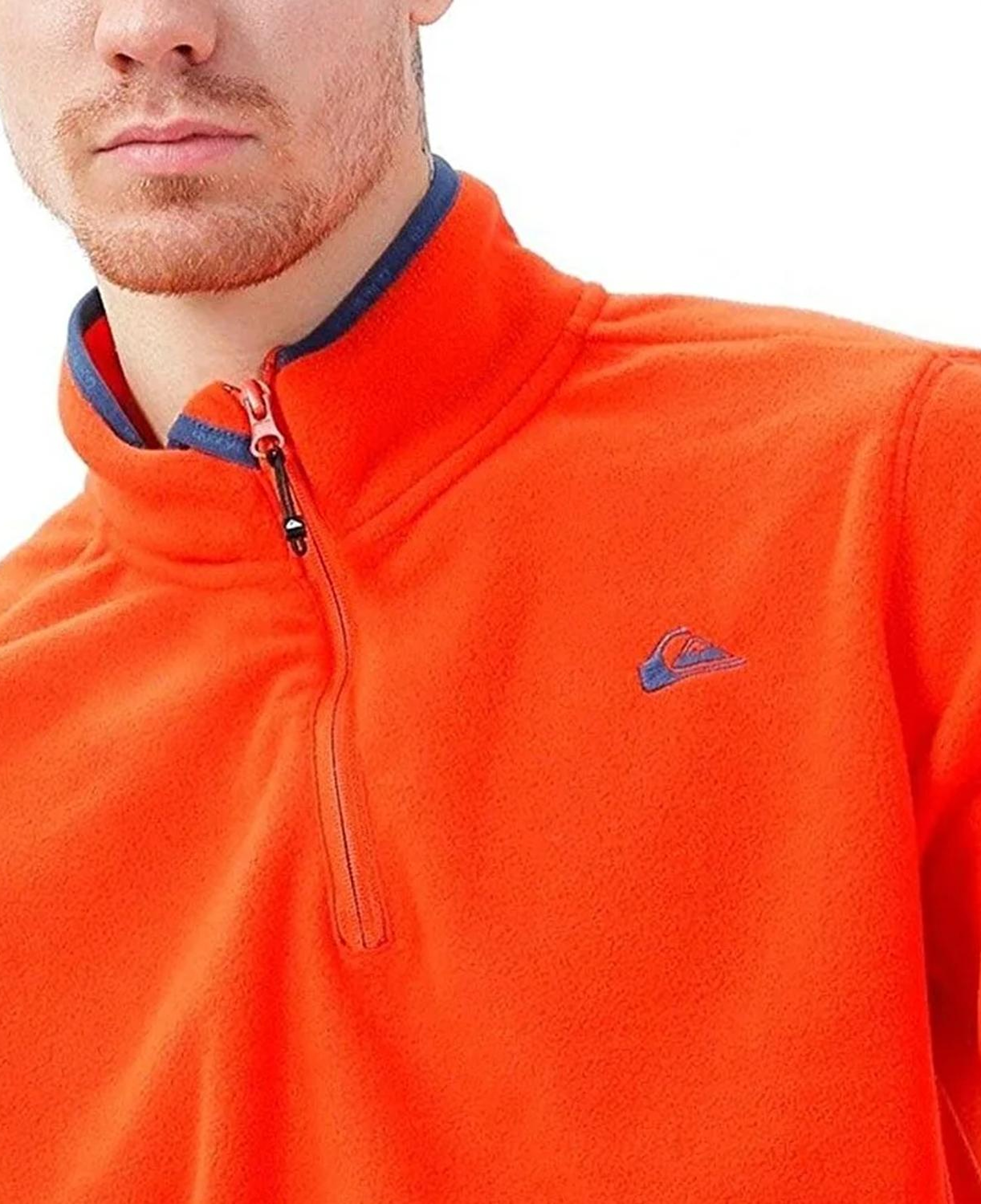 Quiksilver Mission Fz Erkek Turuncu Polar Ceket