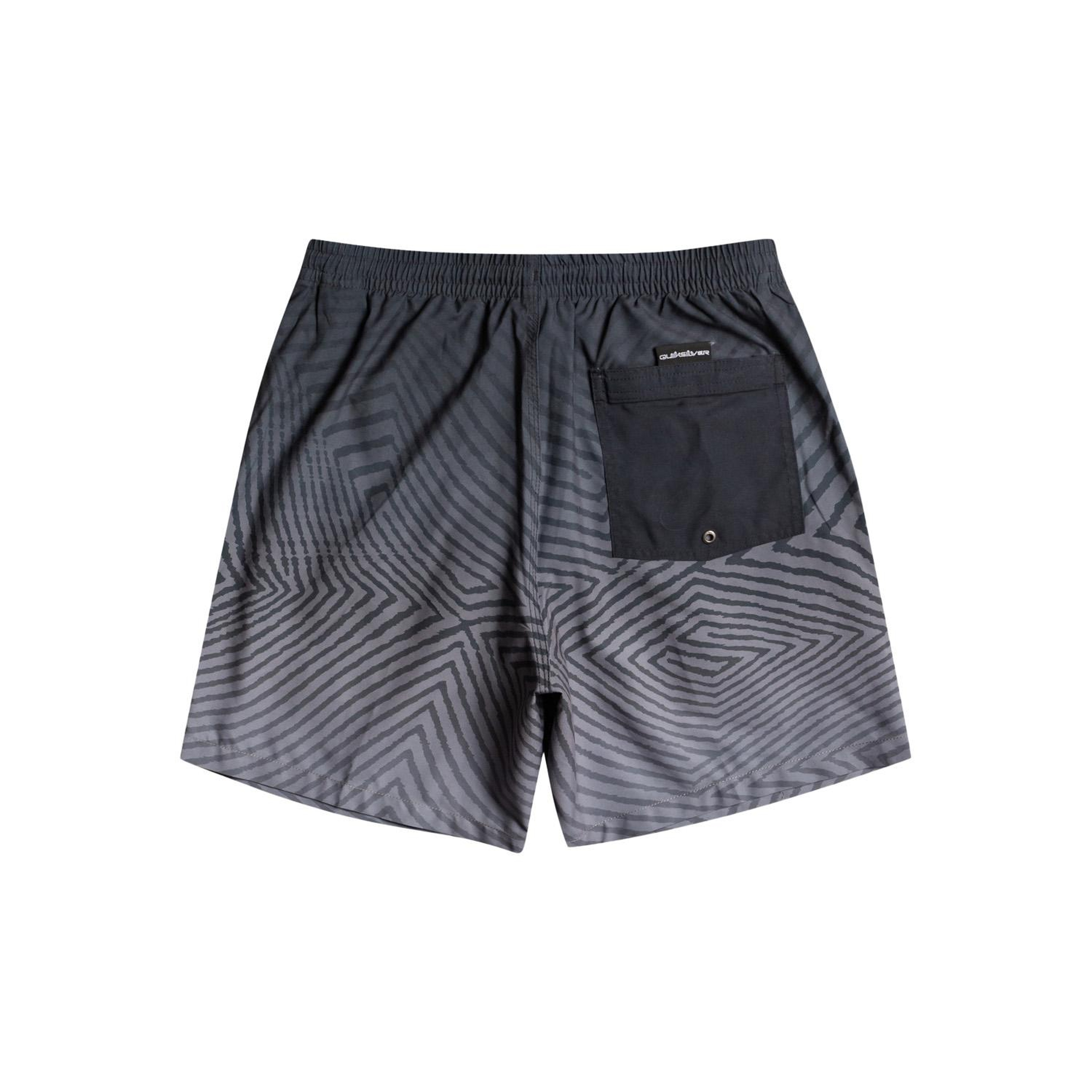 Quiksilver Warped Logo 17 Jamv Erkek Siyah Volley Short