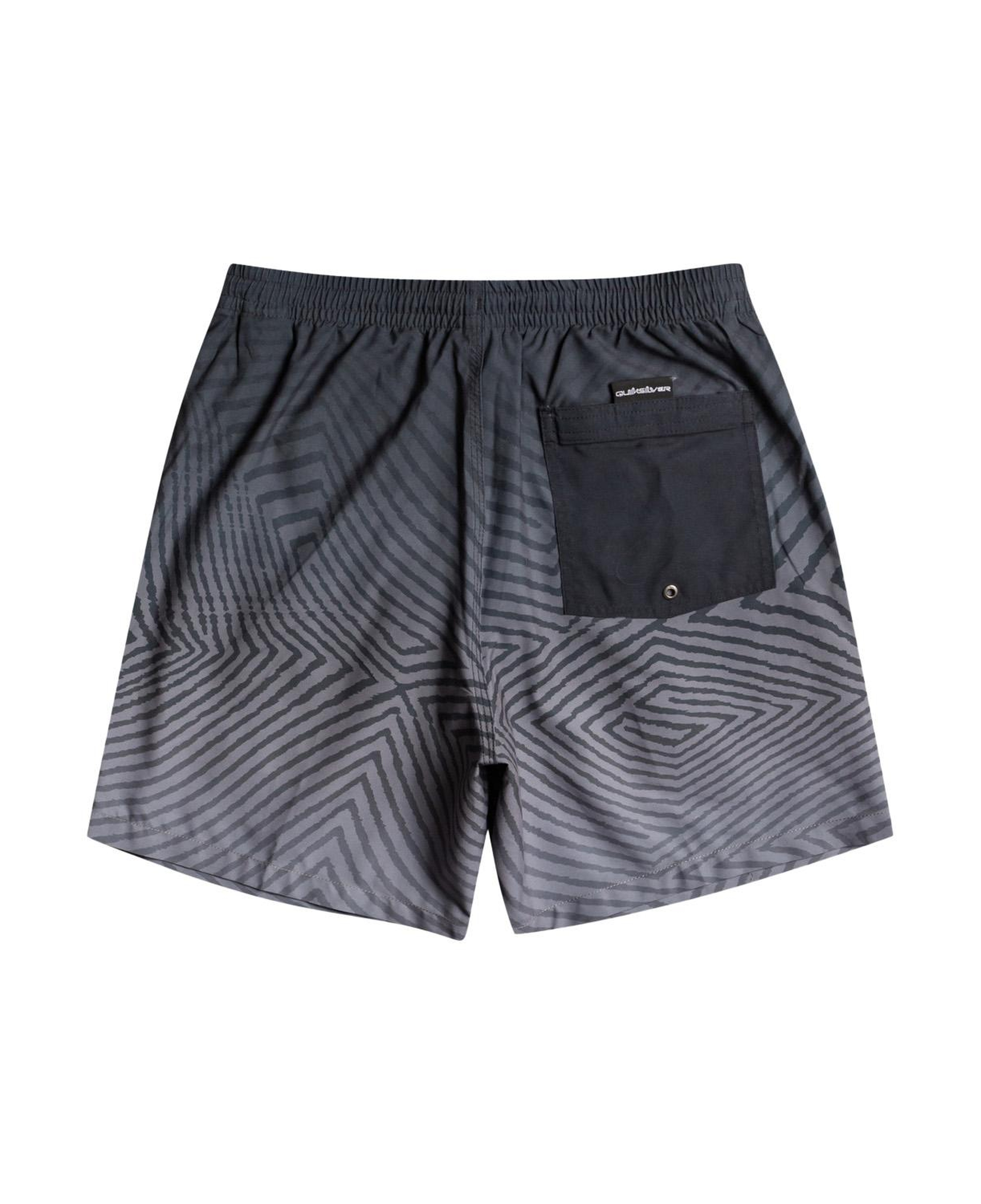 Quiksilver Warped Logo 17 Jamv Erkek Siyah Volley Short
