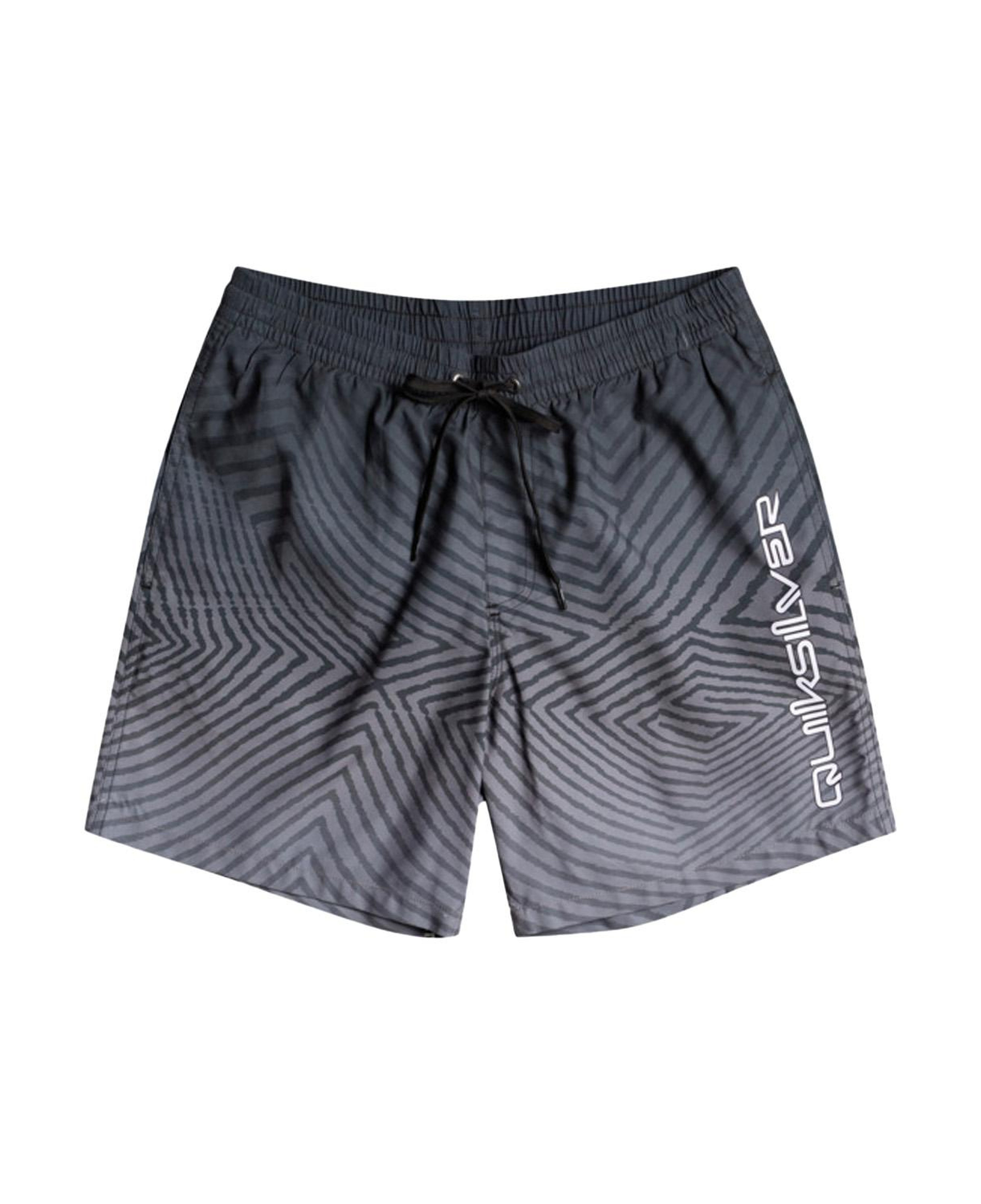 Quiksilver Warped Logo 17 Jamv Erkek Siyah Volley Short