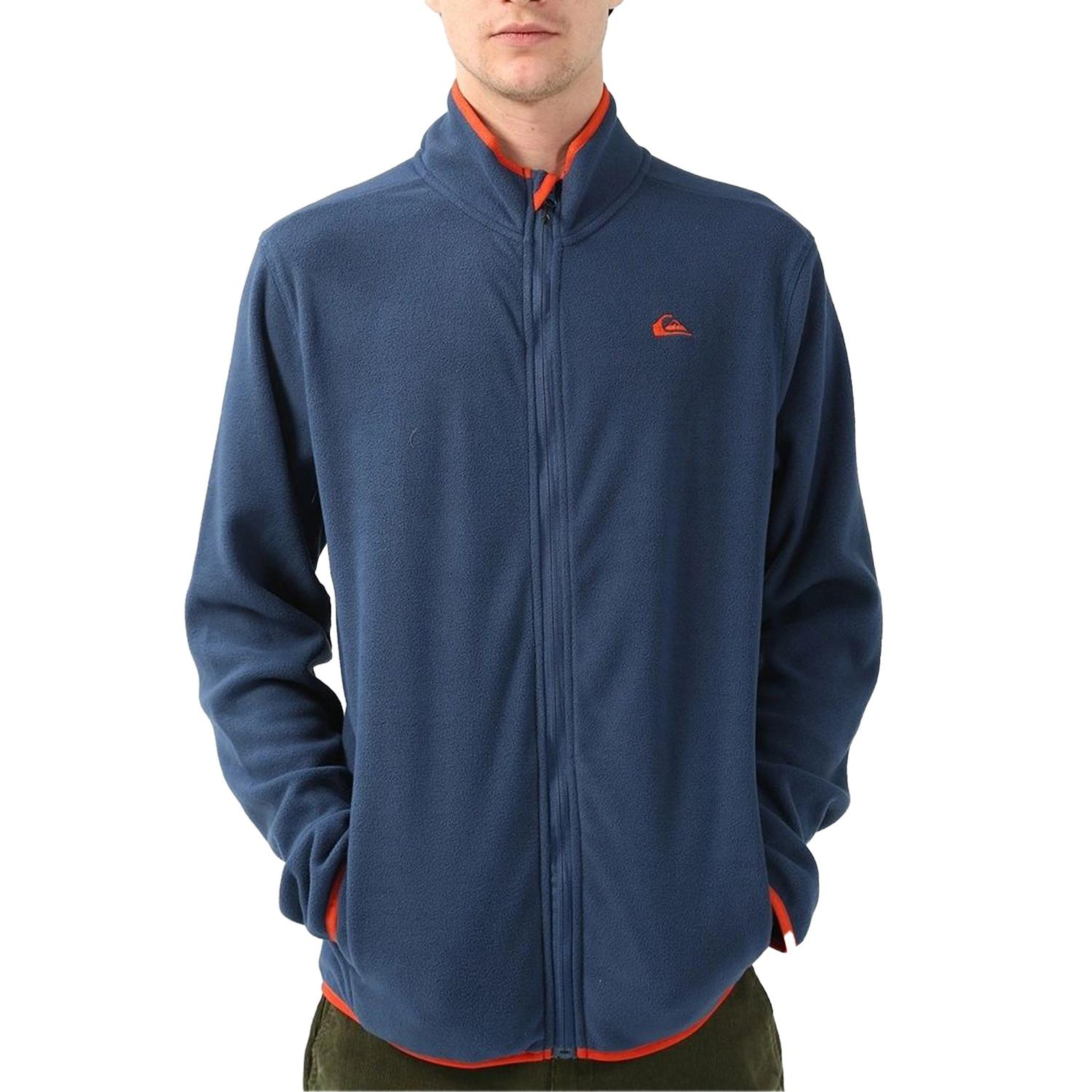 Quiksilver Mission Fz Erkek Mavi Polar Ceket